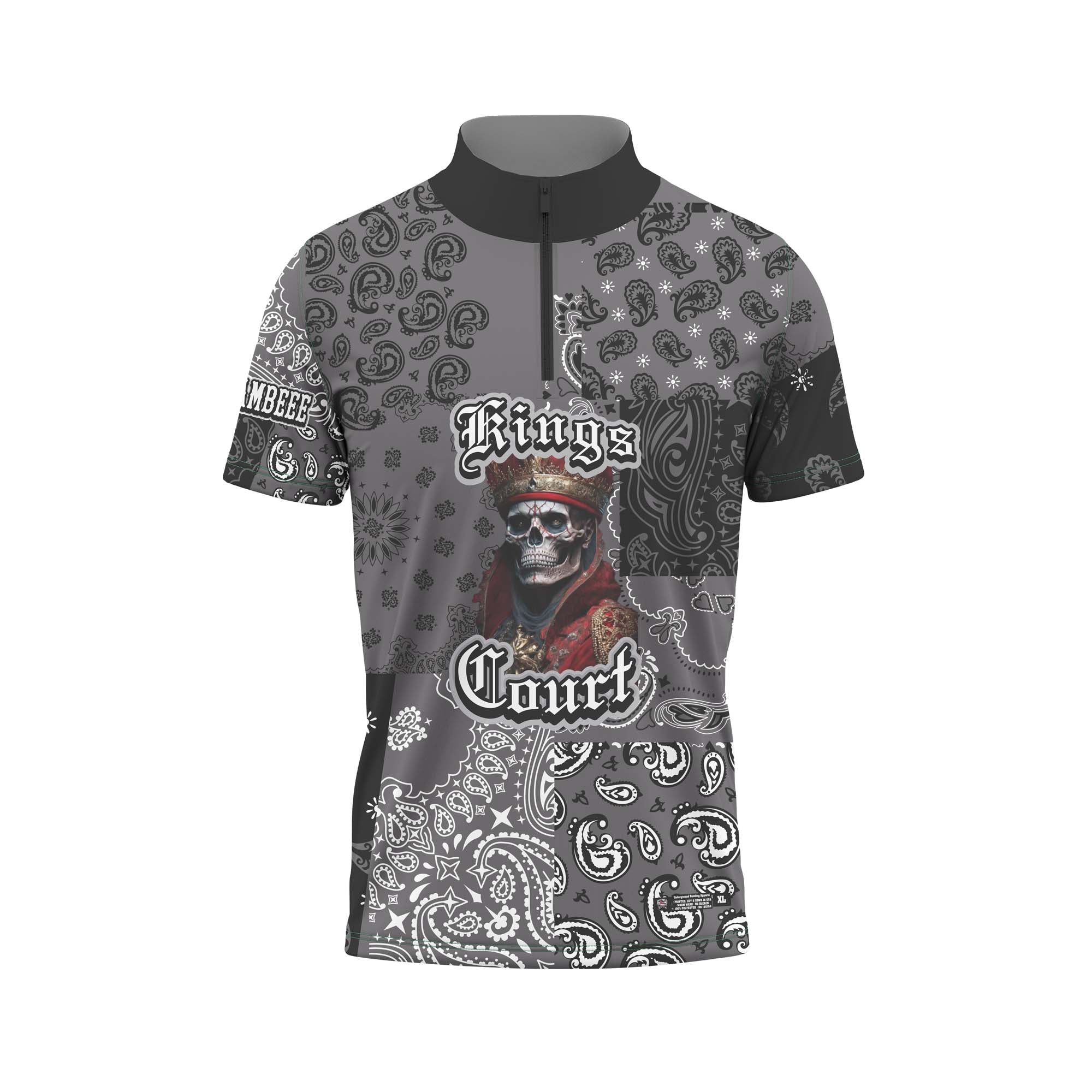 Kings Court Bandana Gray Jersey