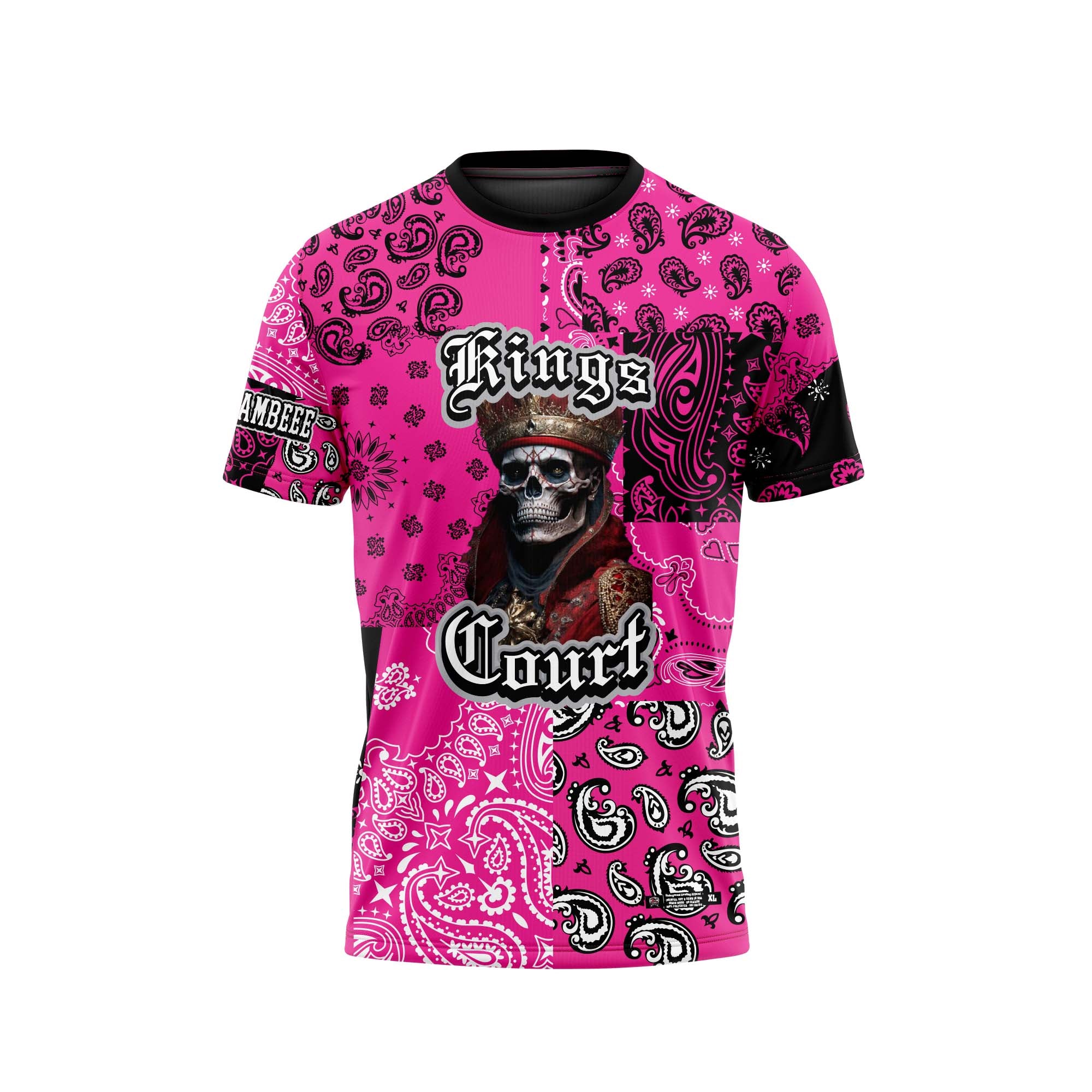 Kings Court Bandana Pink Jersey