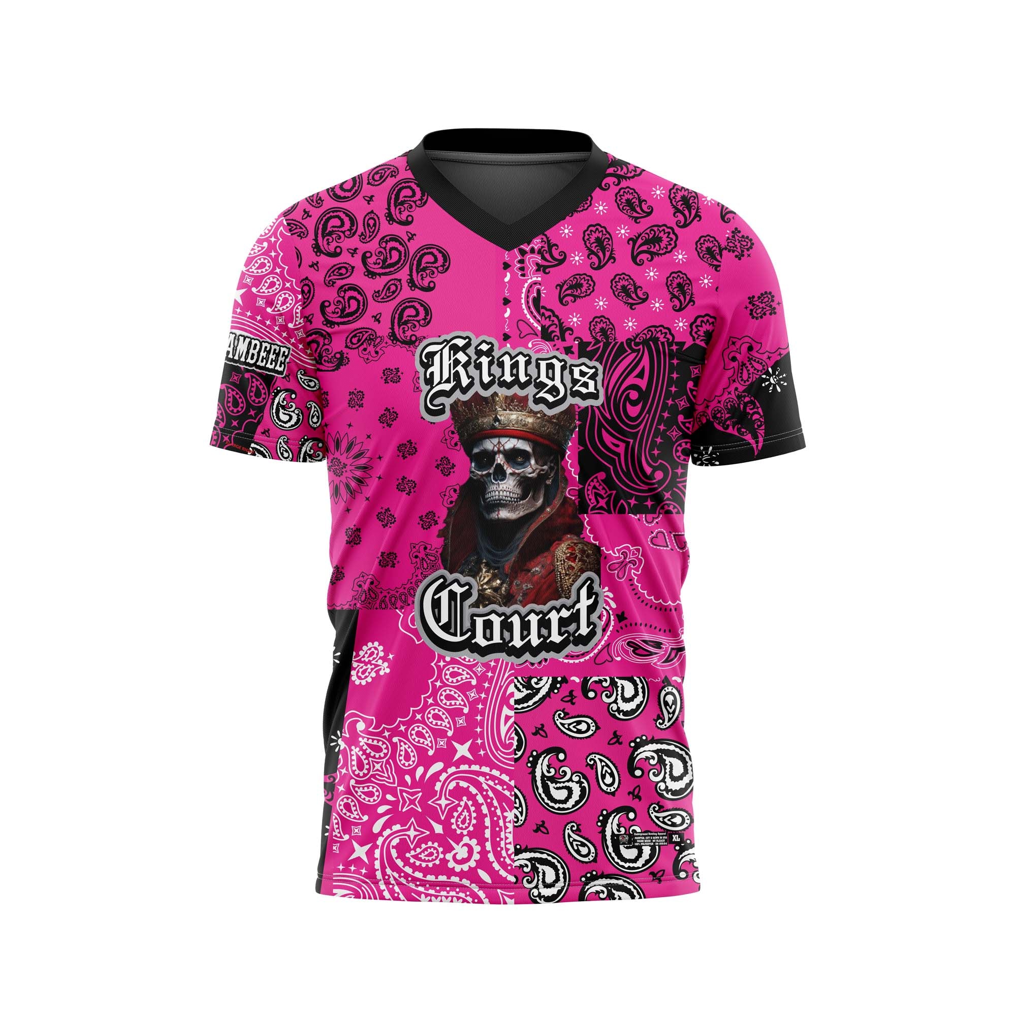 Kings Court Bandana Pink Jersey