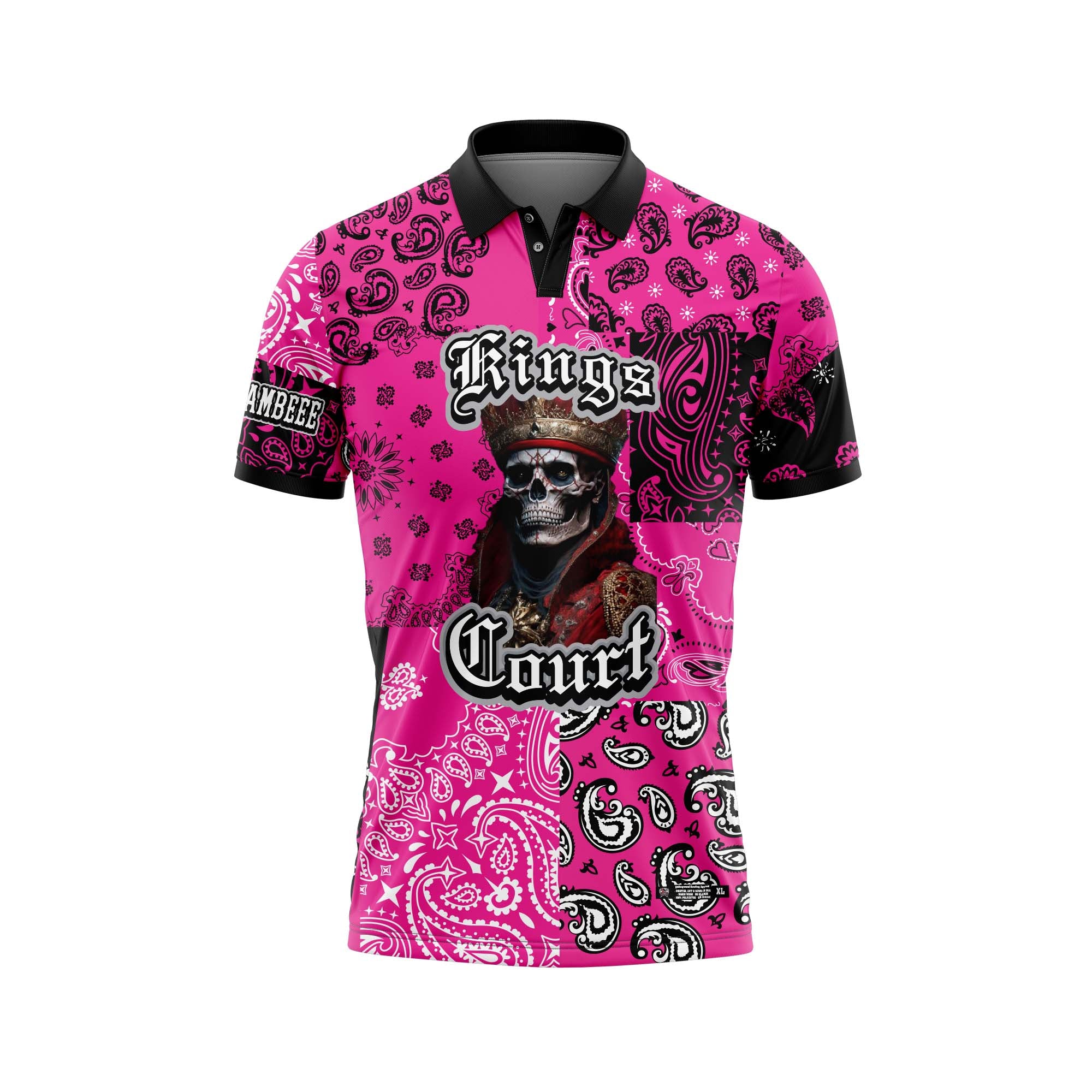 Kings Court Bandana Pink Jersey