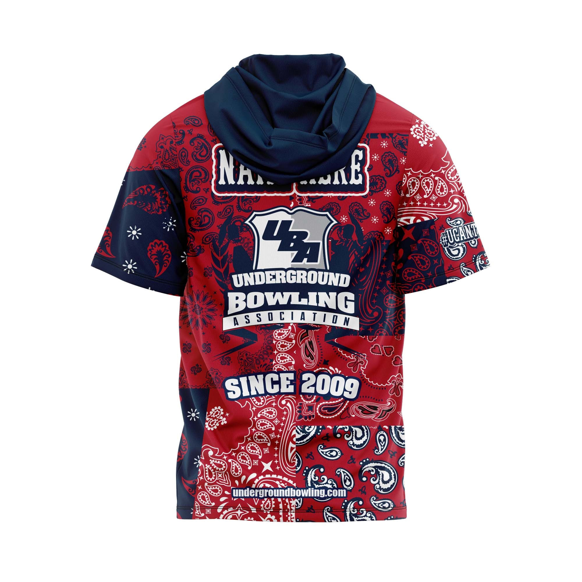 Kings Court Bandana Red Navy Jersey