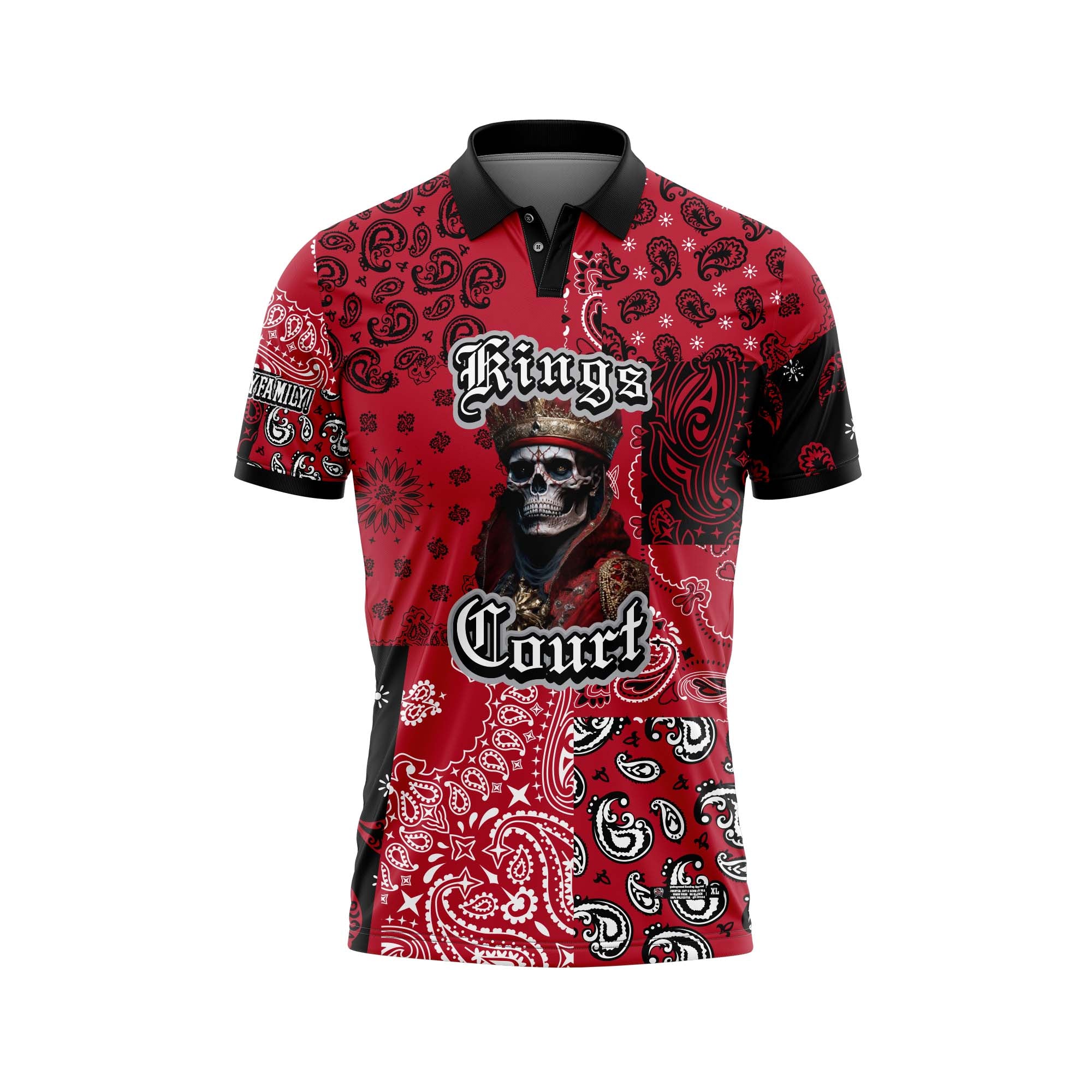 Kings Court Bandana Red Jersey