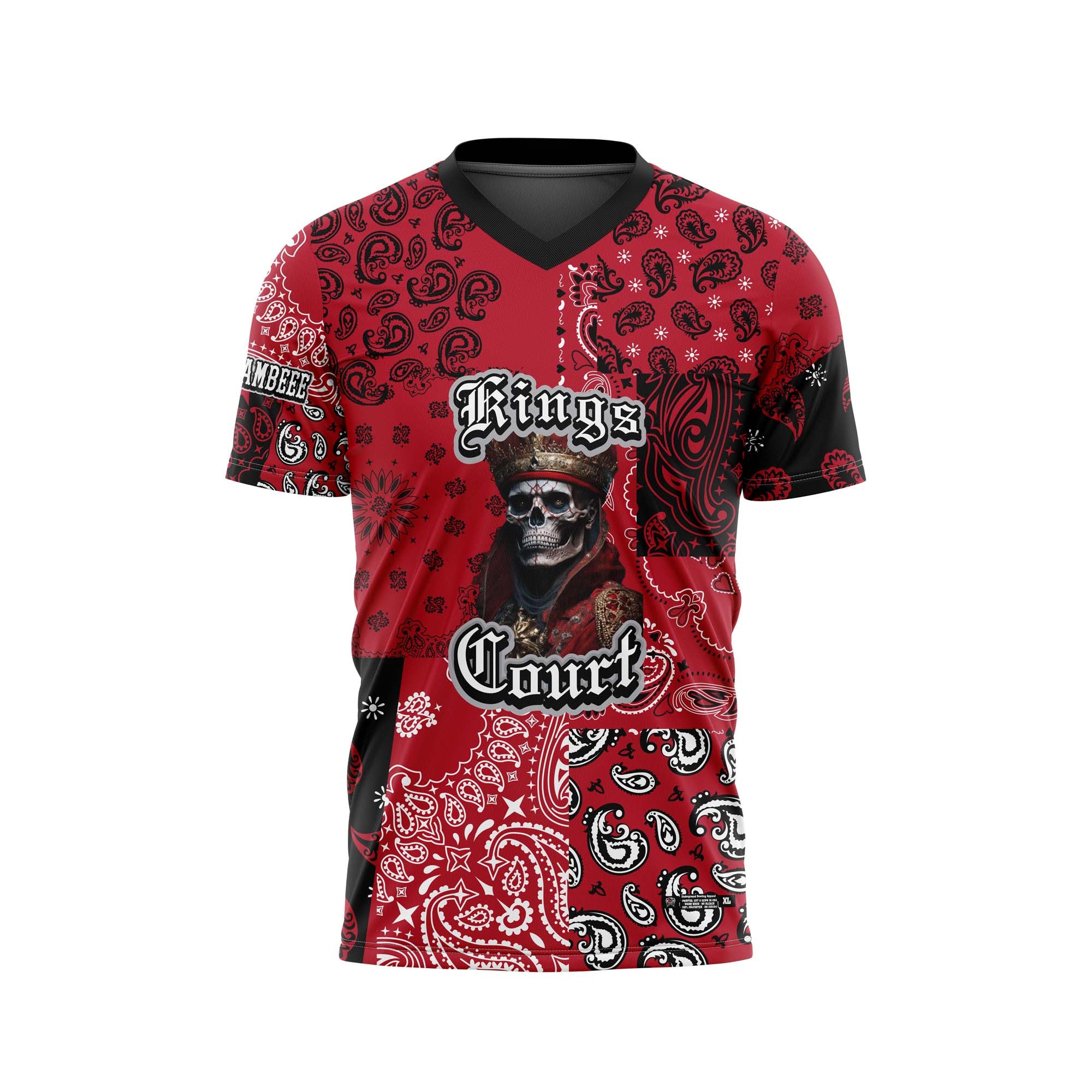 Kings Court Bandana Red Jersey