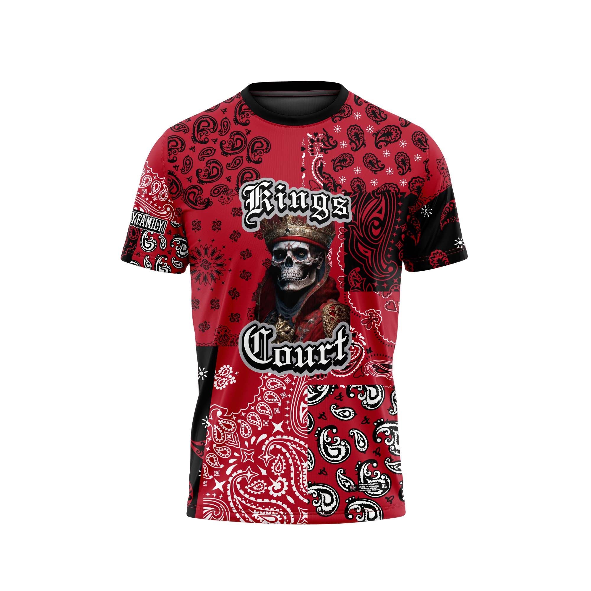 Kings Court Bandana Red Jersey