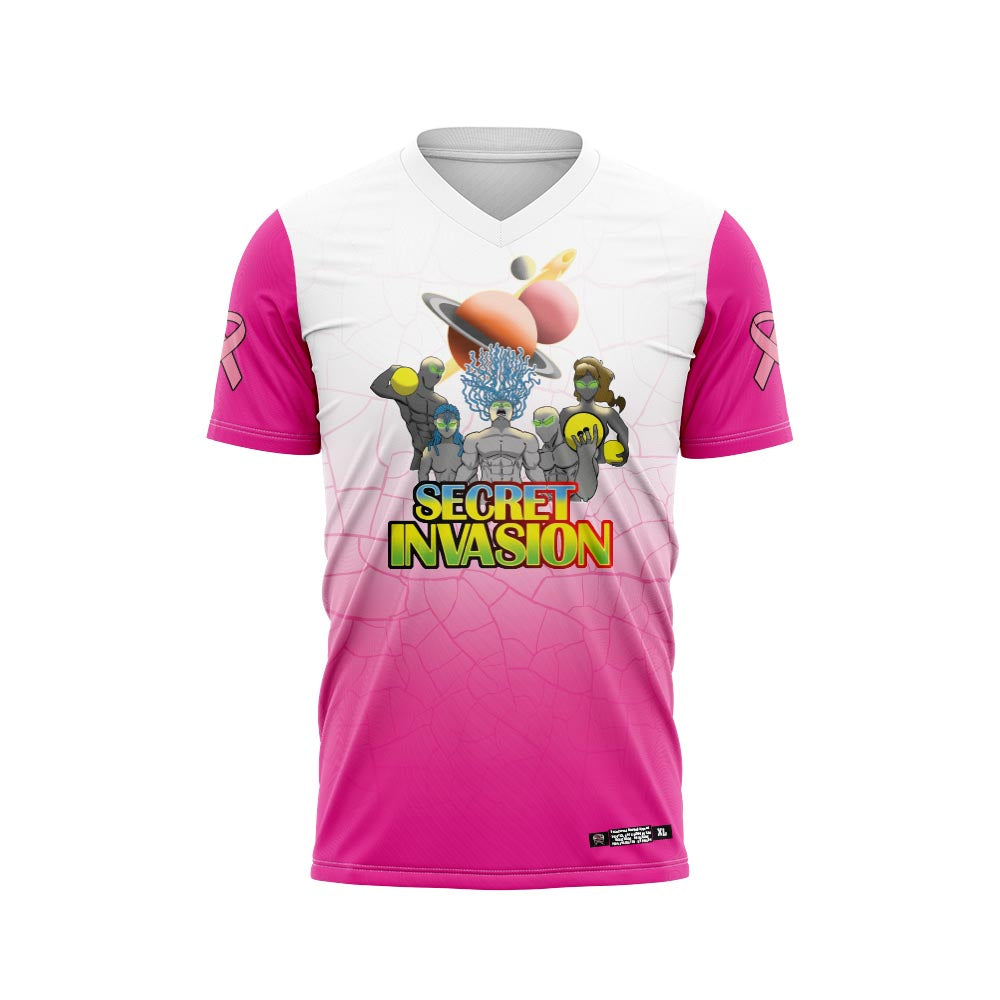 Secret Invasion Breast Cancer Jersey