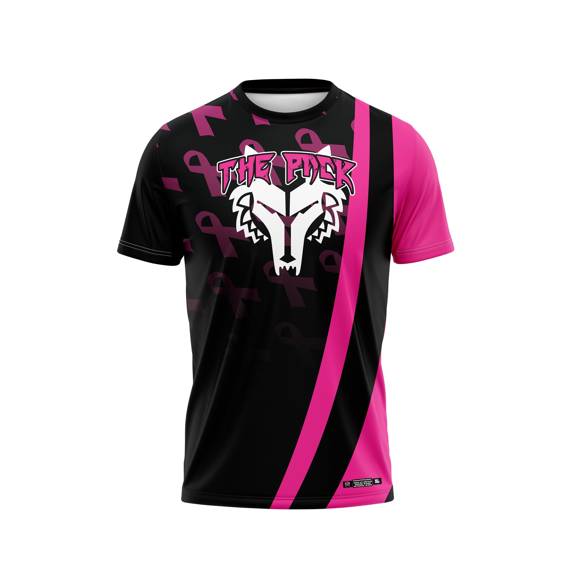 The Pack Breast Cancer Black Jersey