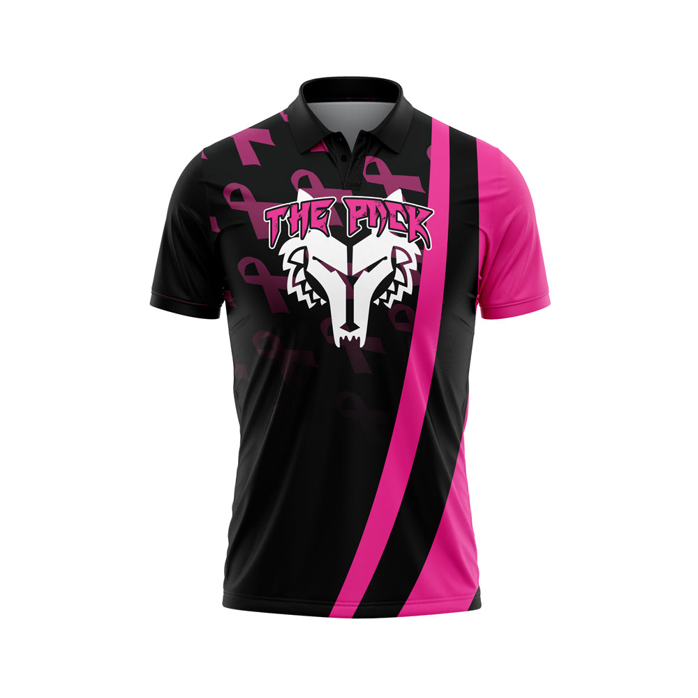 The Pack Breast Cancer Black Jersey