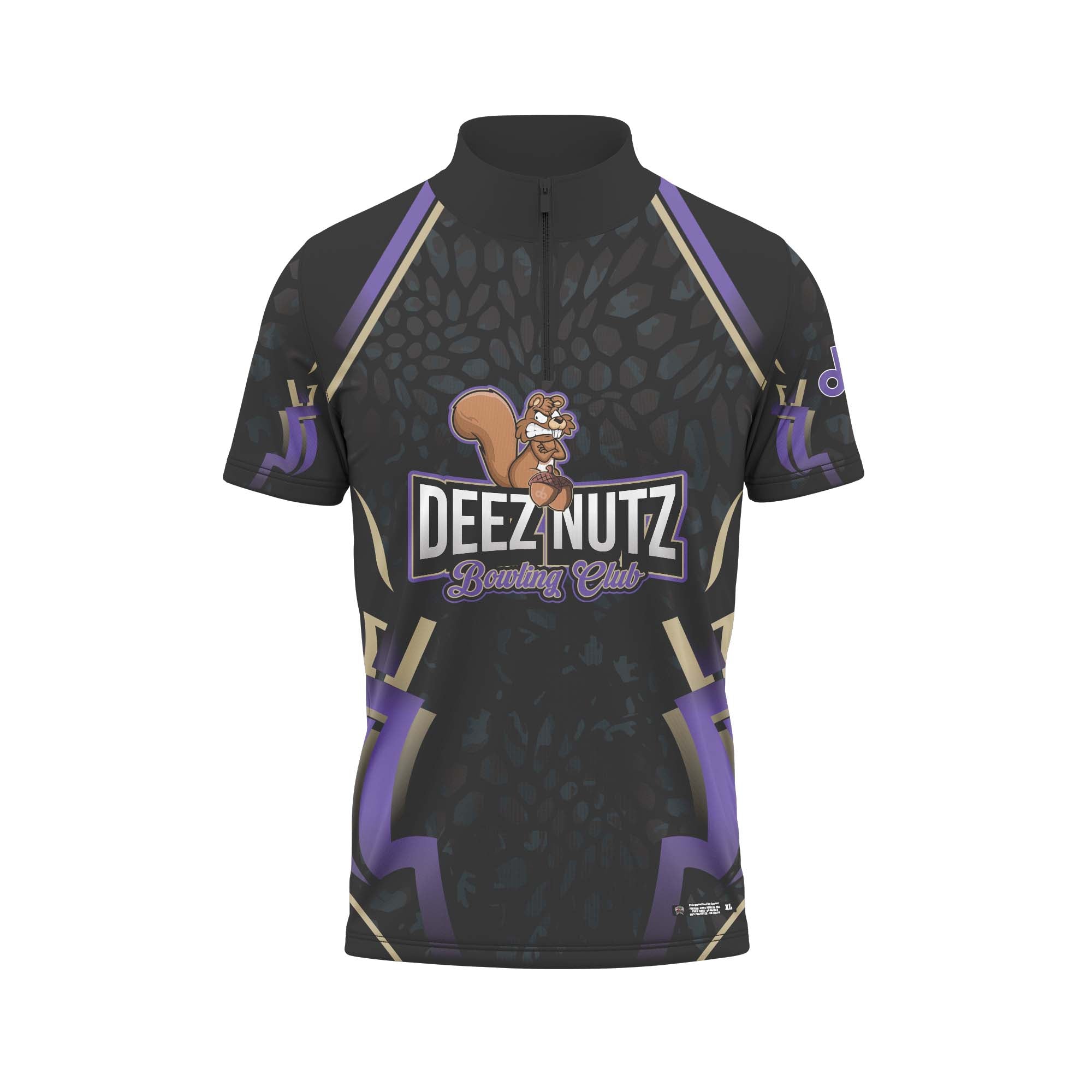 Deez Nutz Bowling Club Black Jerseys