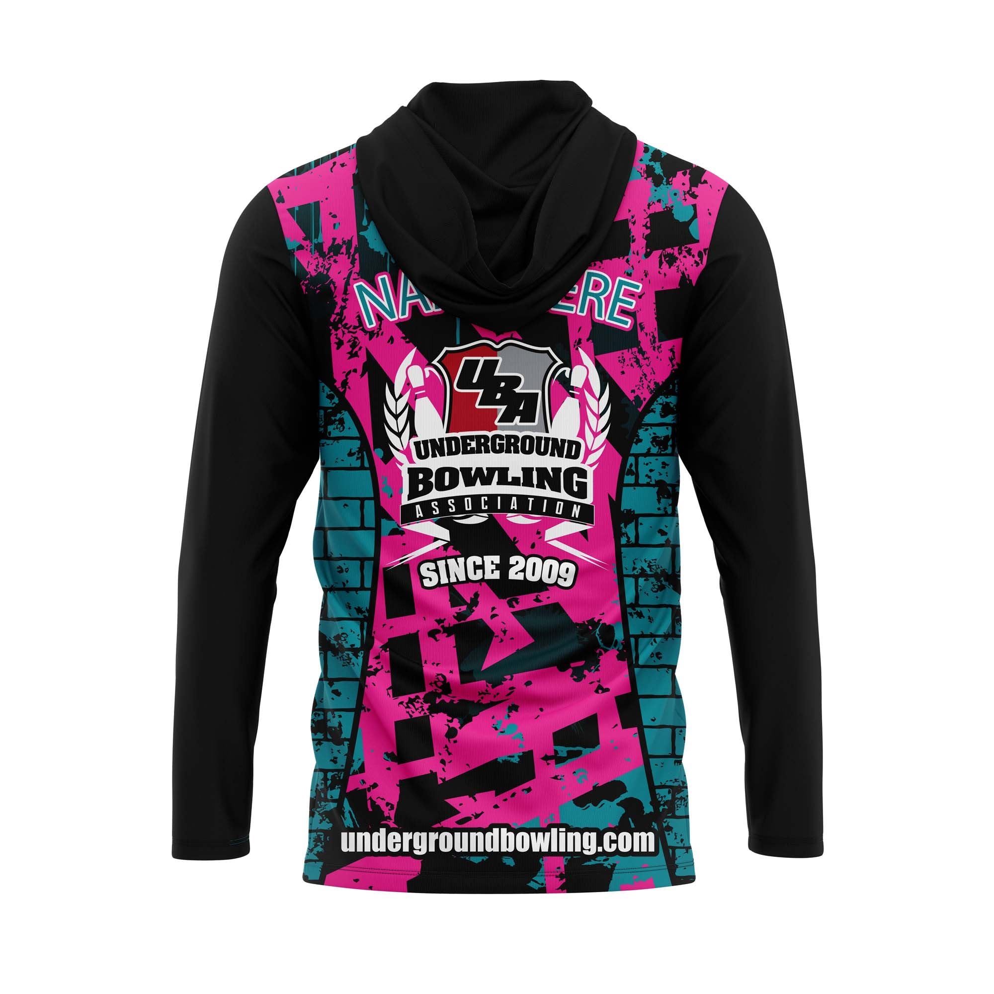 Project Mayhem Black Aqua Pink Jersey