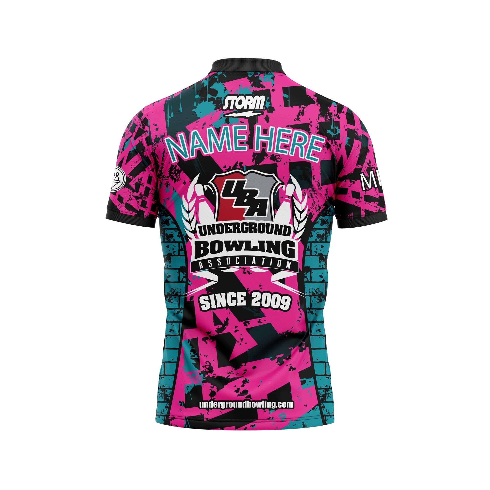 Project Mayhem Black Aqua Pink Jersey