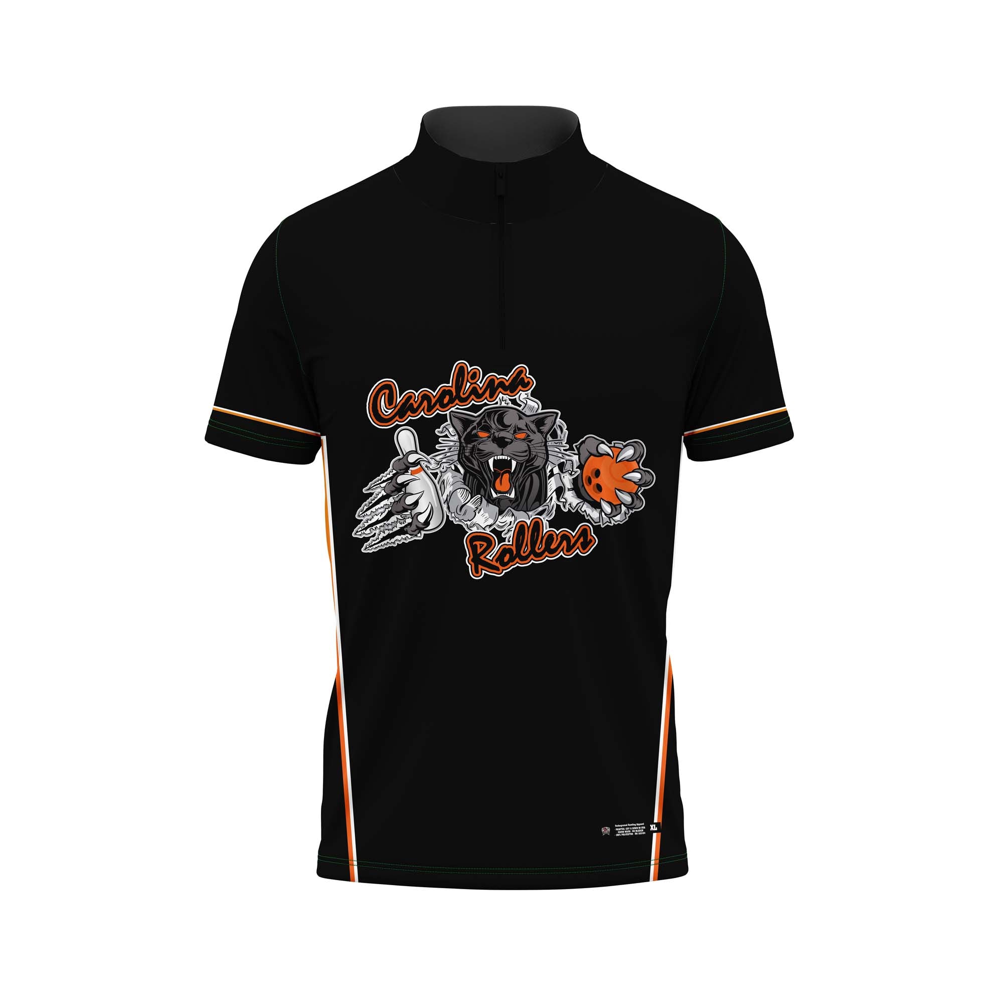 Carolina Rollers Black / Orange Jersey