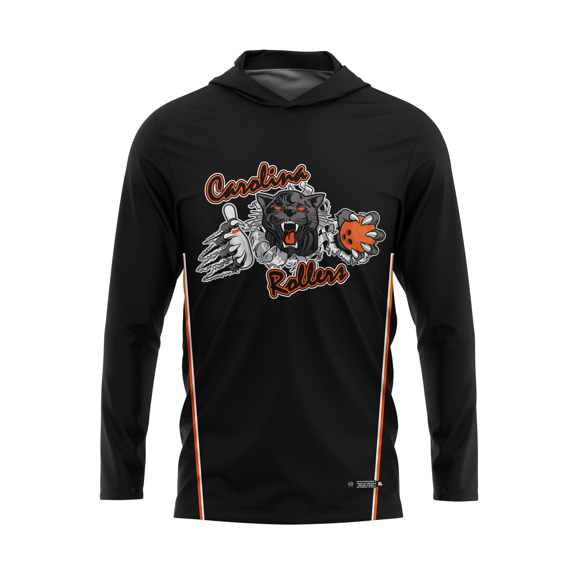 Carolina Rollers Black / Orange Jersey