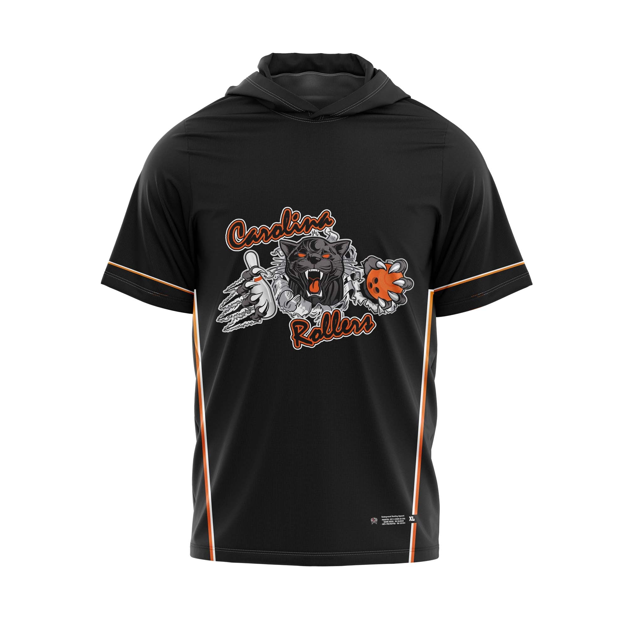 Carolina Rollers Black / Orange Jersey