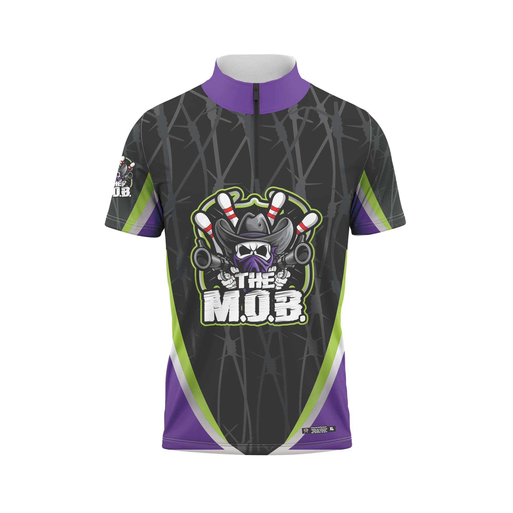 The MOB Black / Purple Jersey