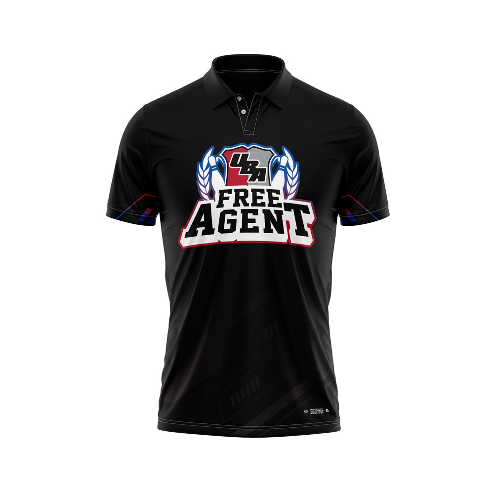 Free Agent Black/Red/Blue Jersey