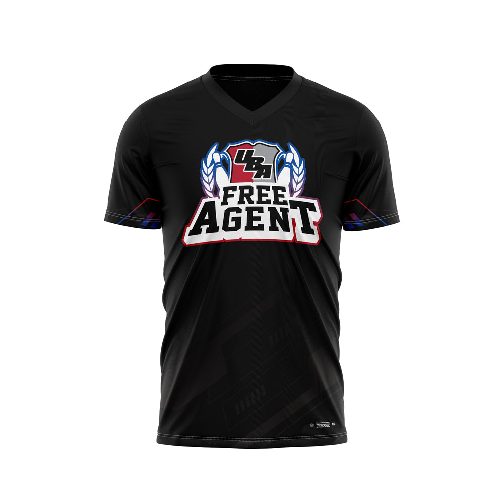 Free Agent Black/Red/Blue Jersey