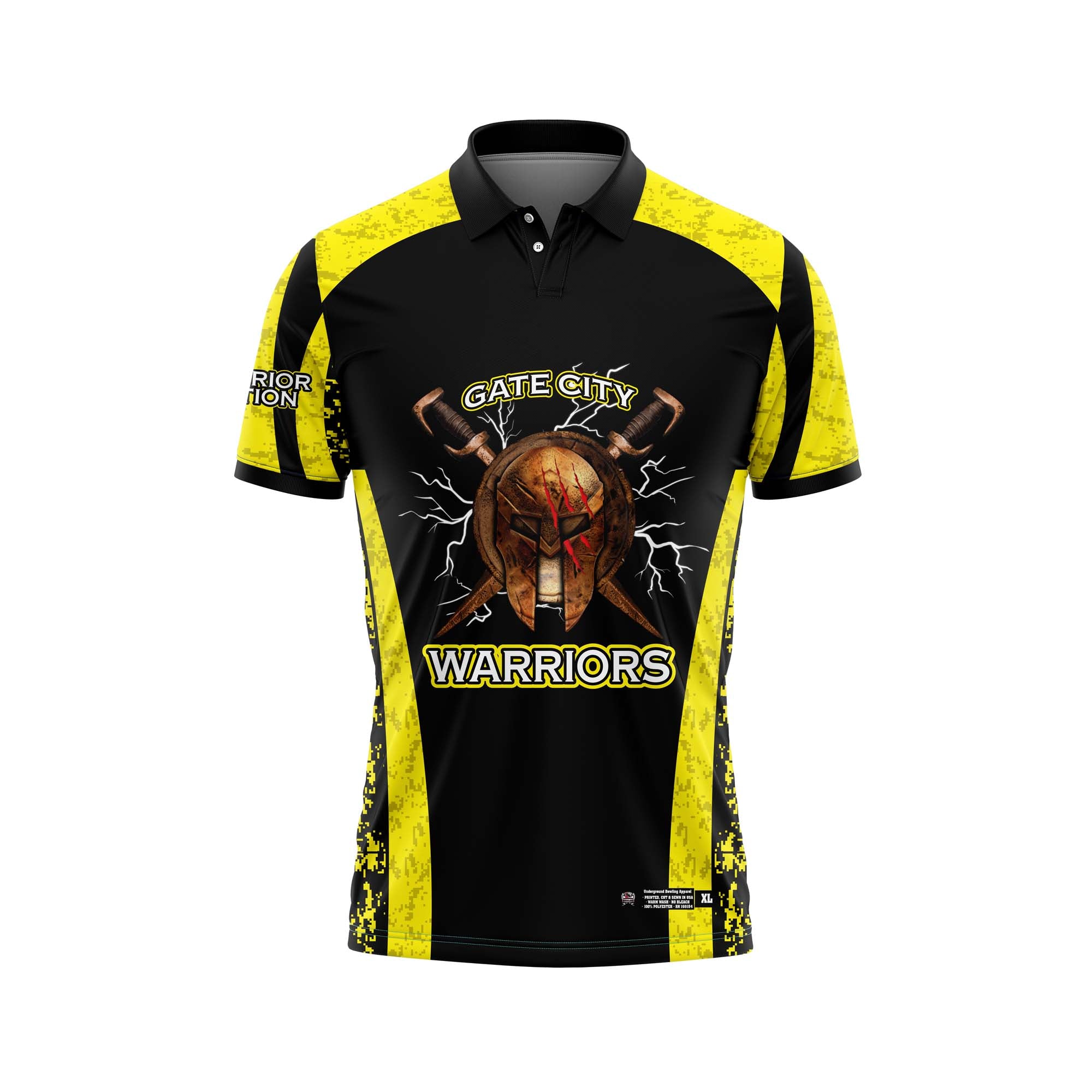 Gate City Warriors Black & Yellow Jersey