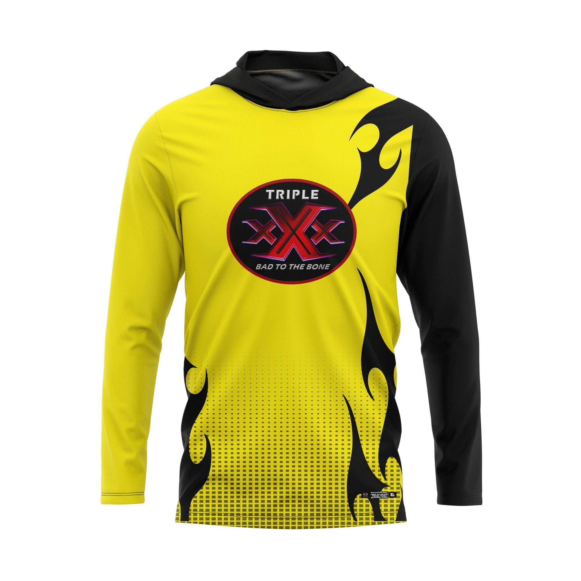 Triple X Black & Yellow Jersey