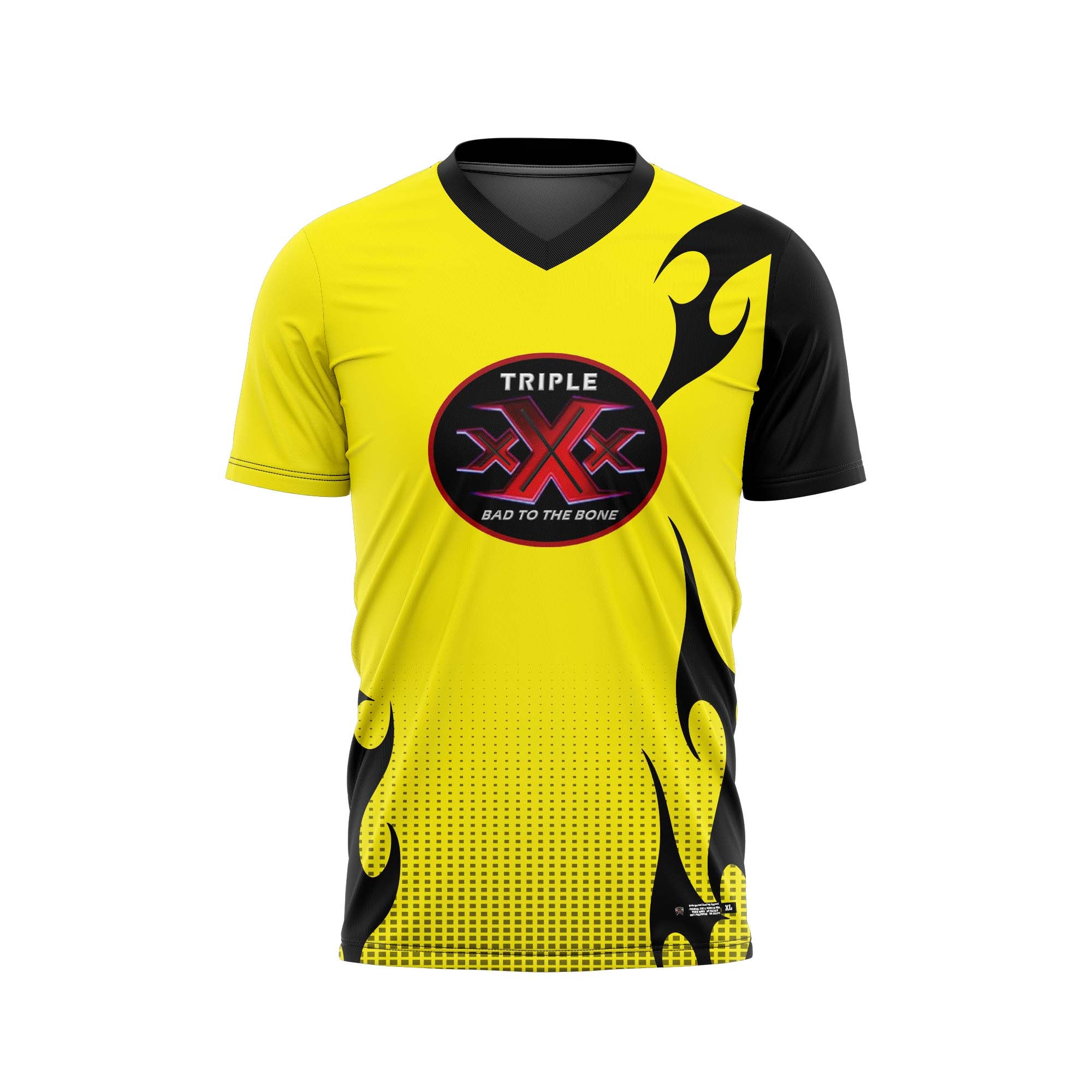 Triple X Black & Yellow Jersey