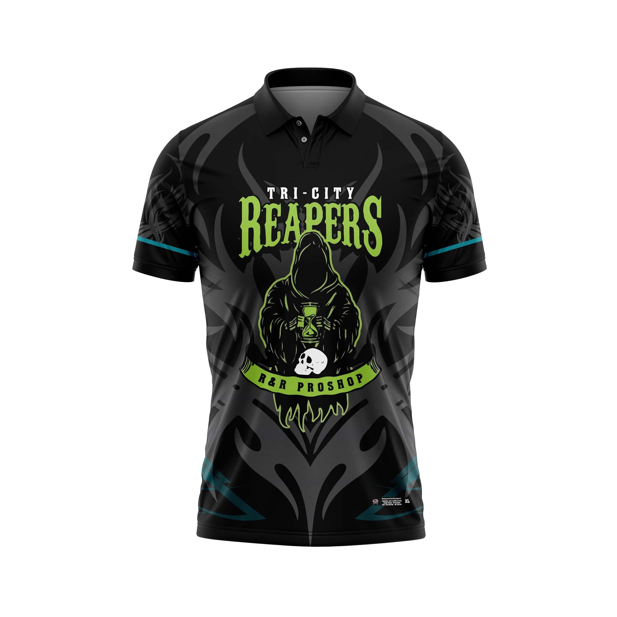 TRI CITY REAPERS Black Jersey