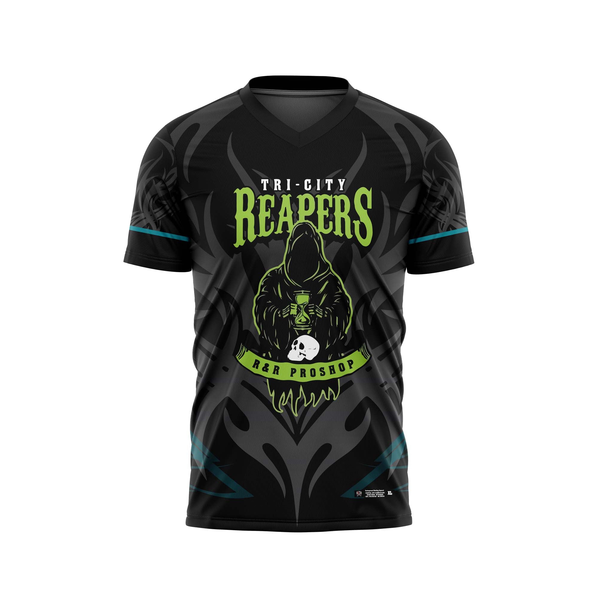 TRI CITY REAPERS Black Jersey