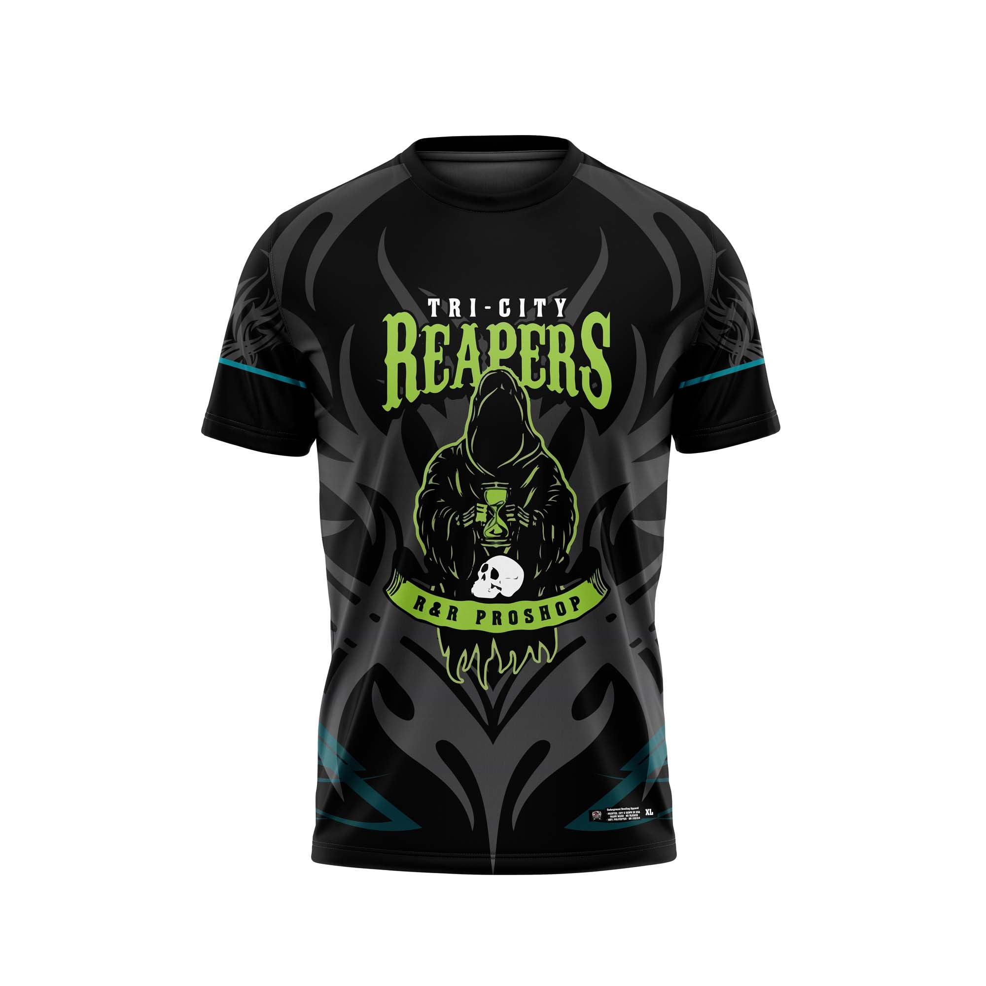 TRI CITY REAPERS Black Jersey