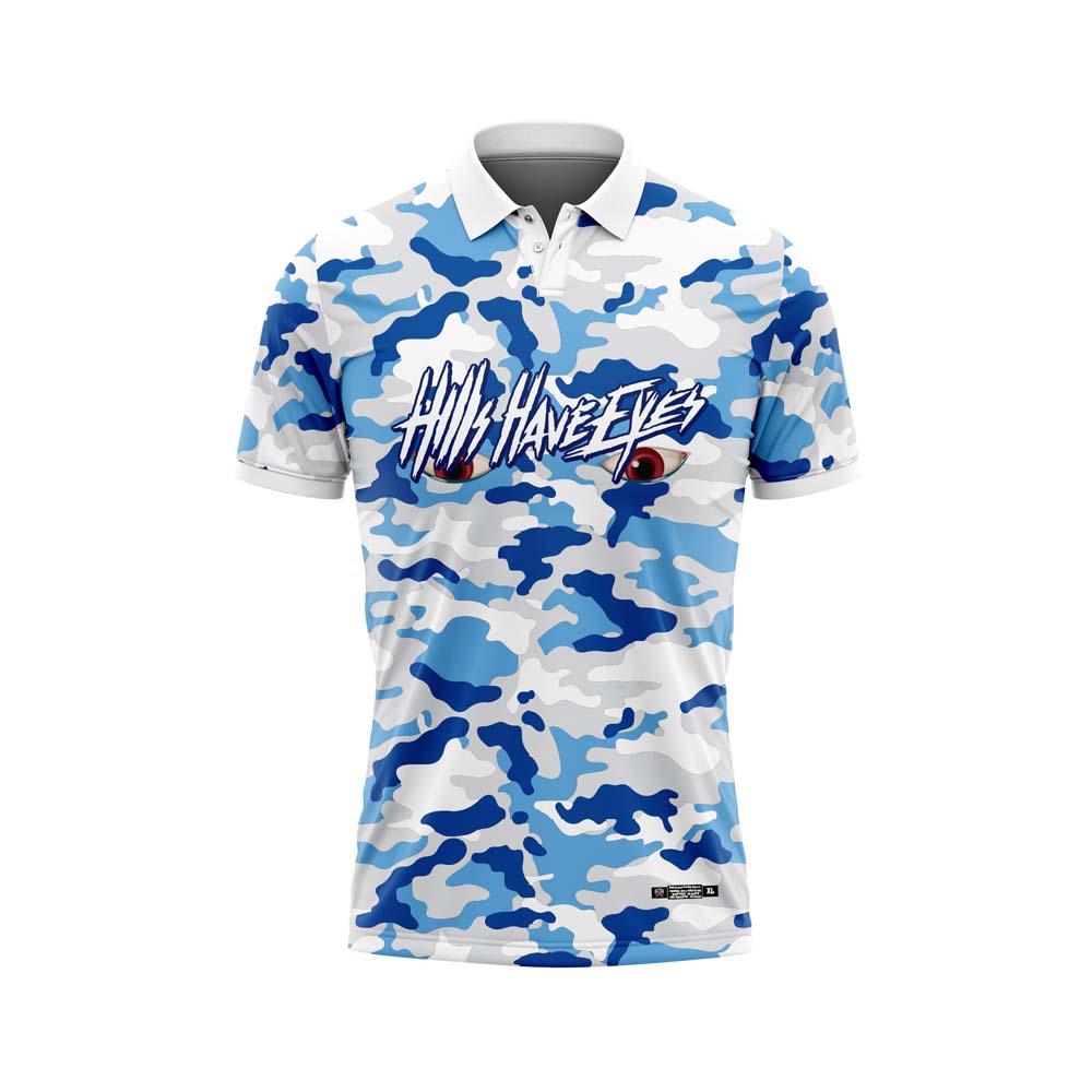 Hills Have Eyes Blue Camo Jersey