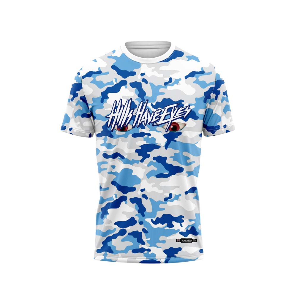 Hills Have Eyes Blue Camo Jersey