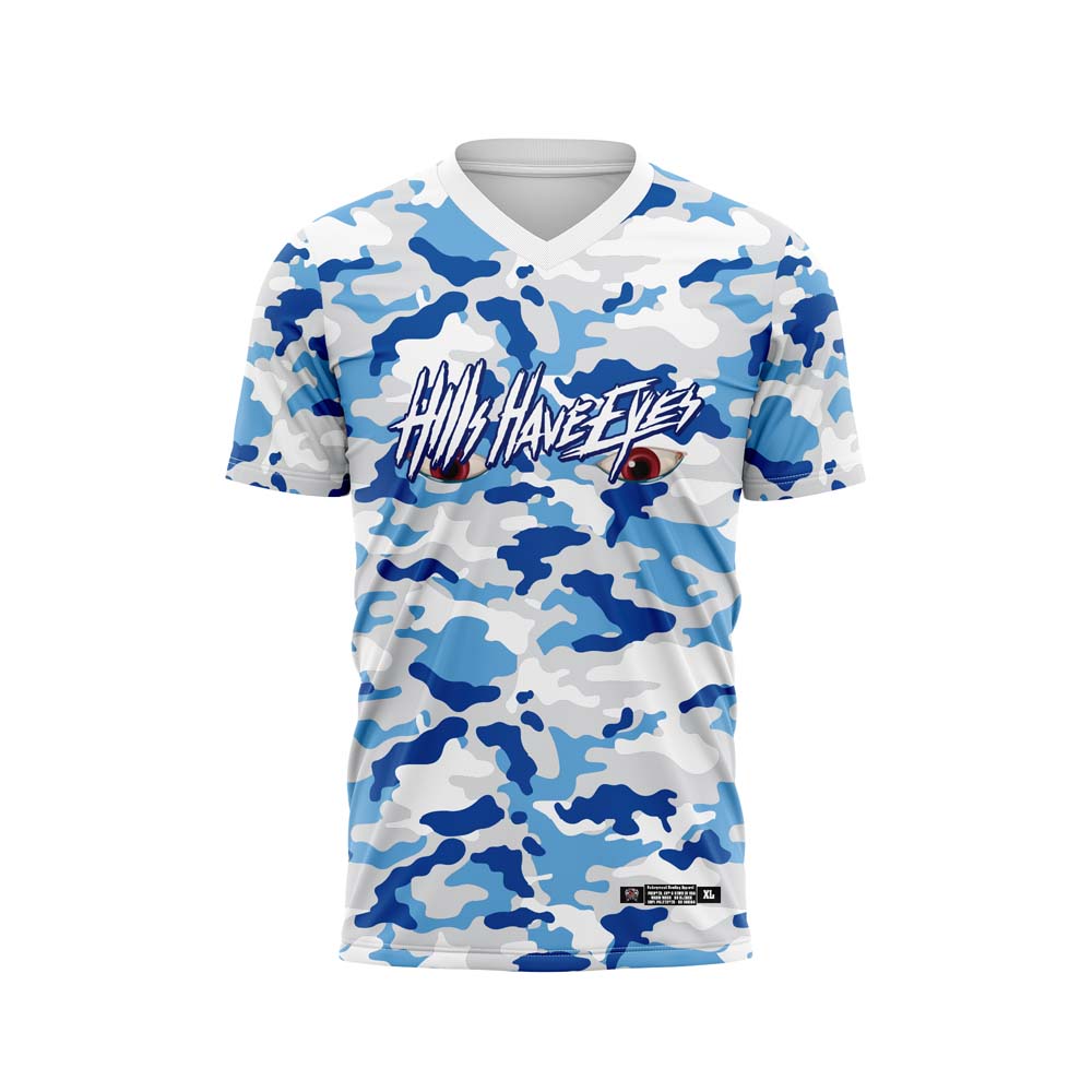 Hills Have Eyes Blue Camo Jersey