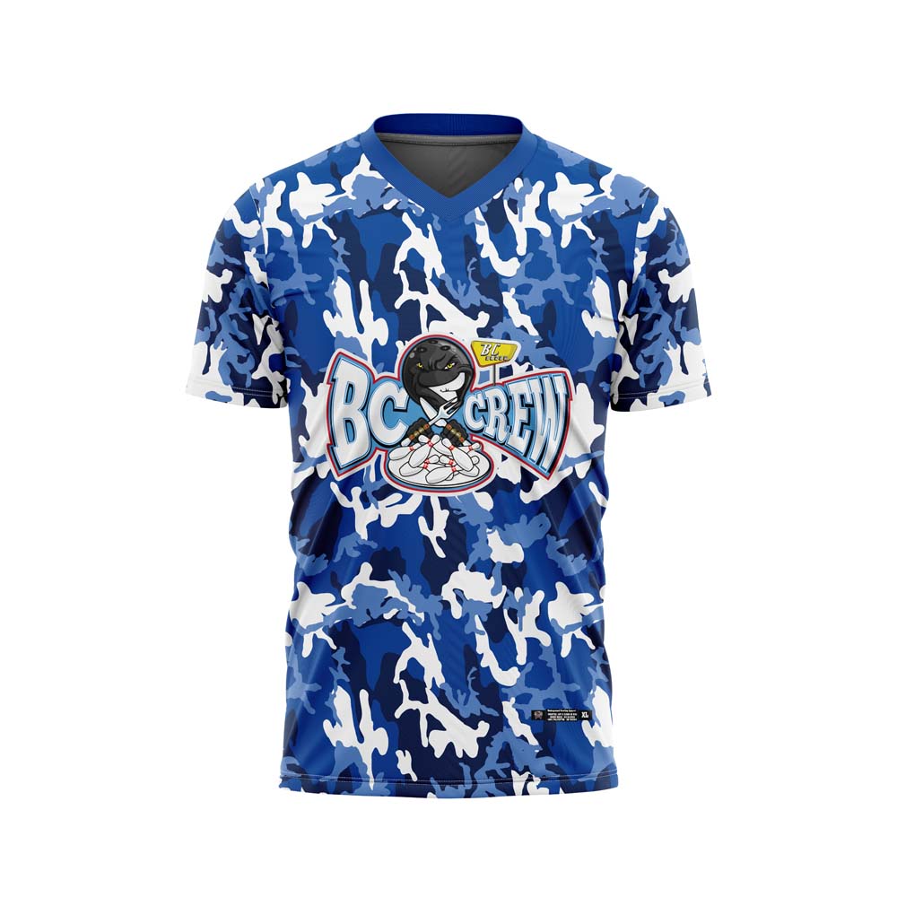 BC Crew Blue Camo Jersey