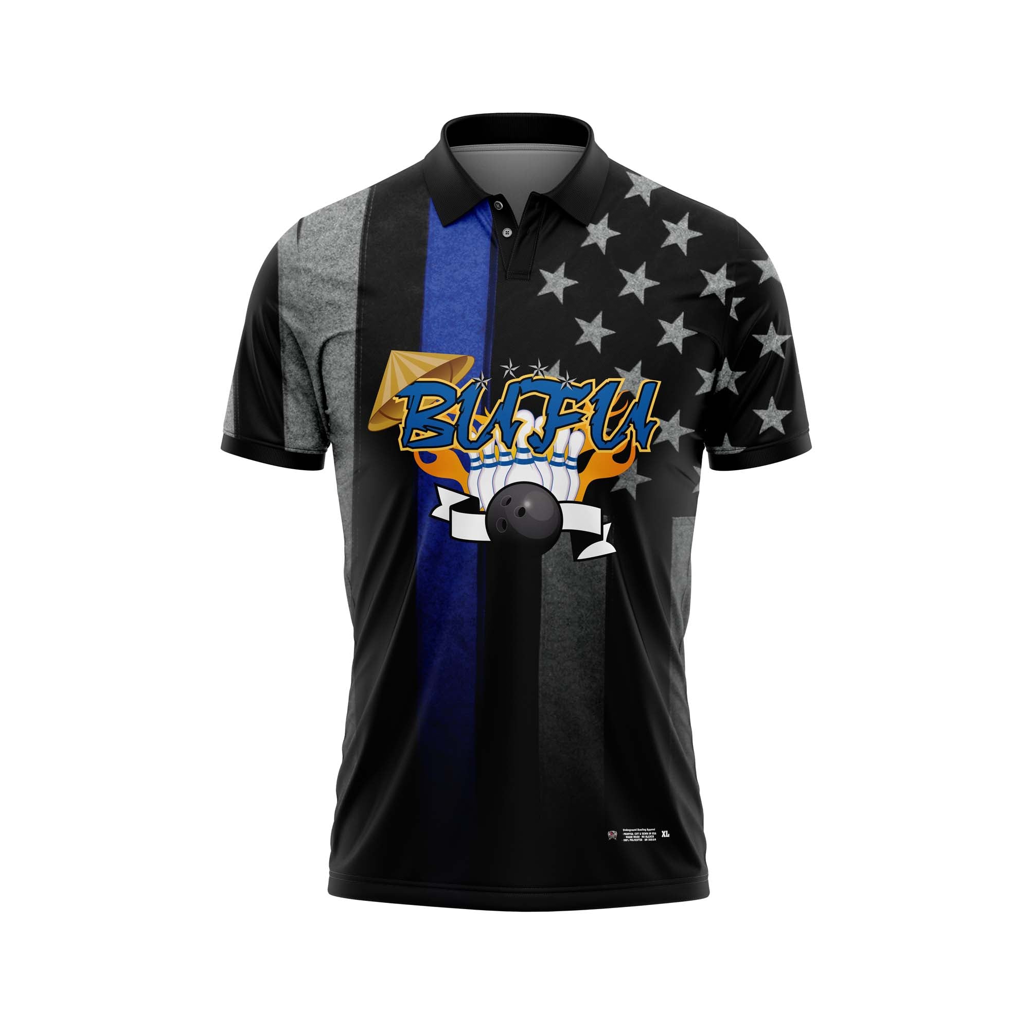 Bufu Blue Line Flag Jersey