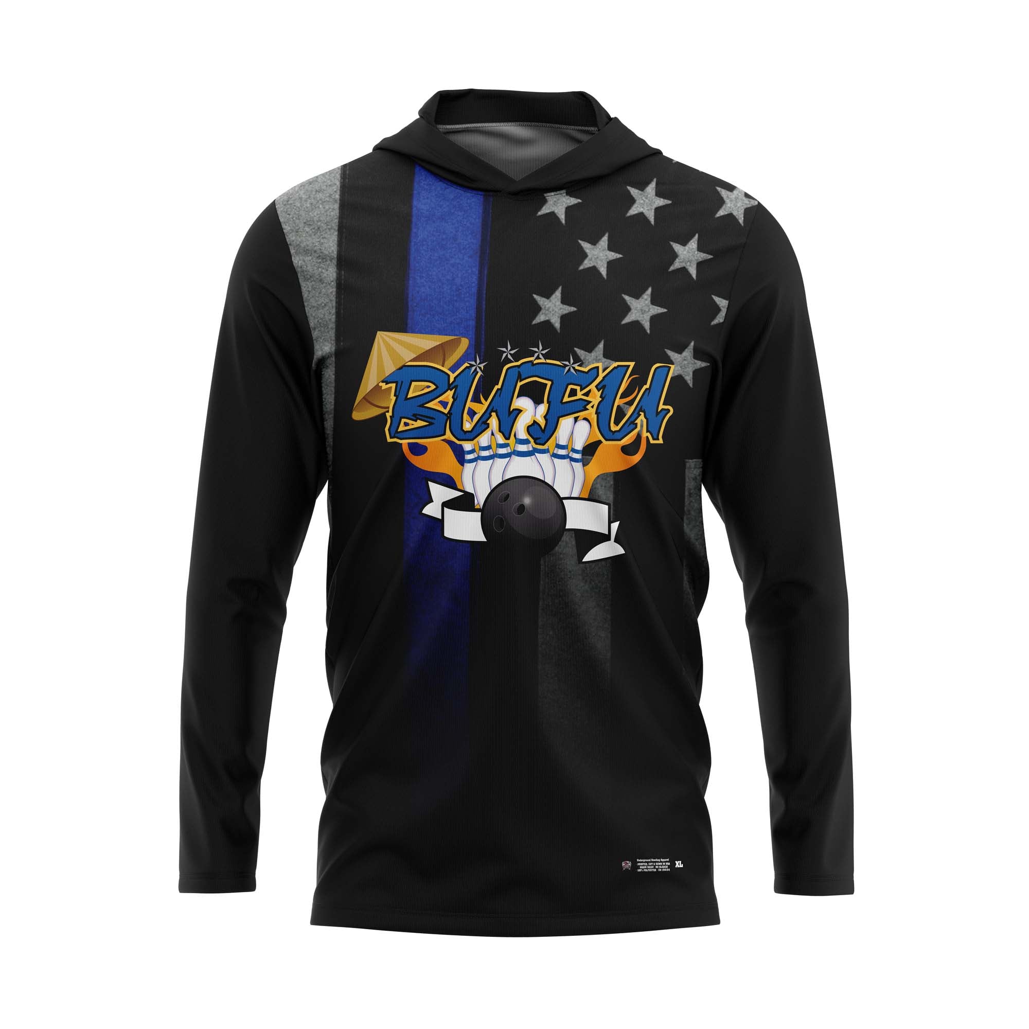 Bufu Blue Line Flag Jersey