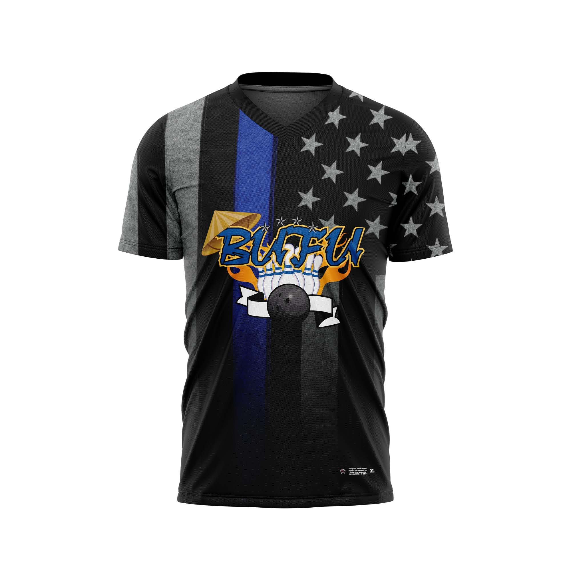 Bufu Blue Line Flag Jersey