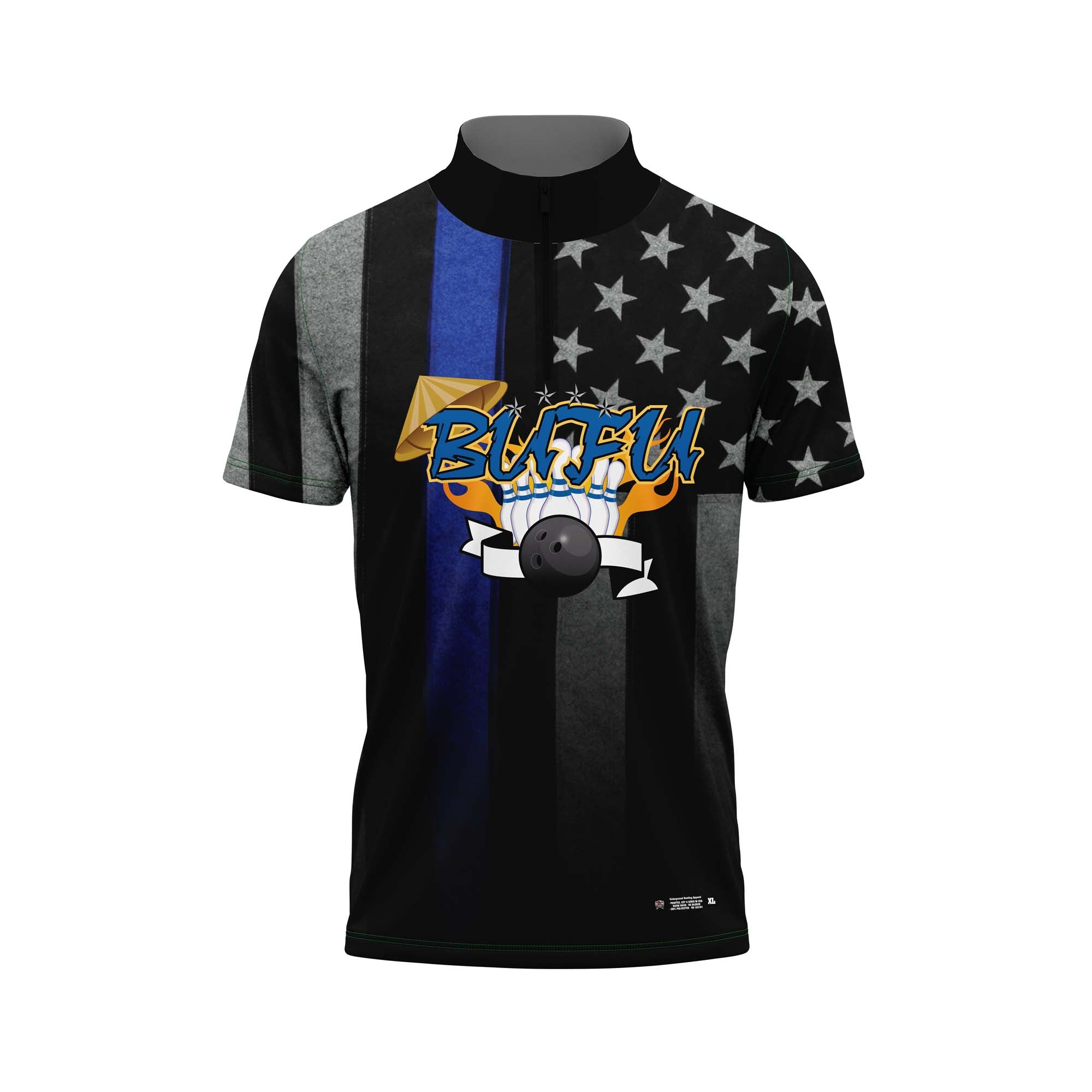 Bufu Blue Line Flag Jersey