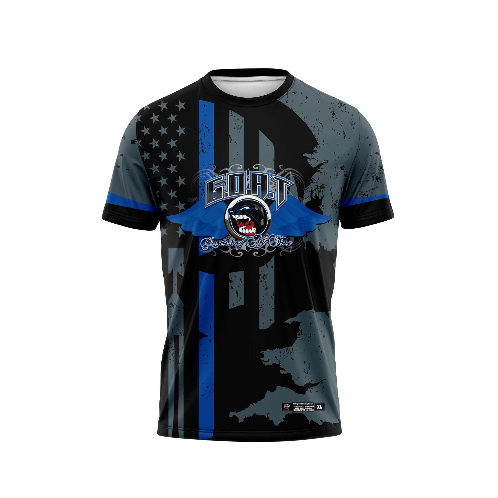 Goat Blue Skull Jersey