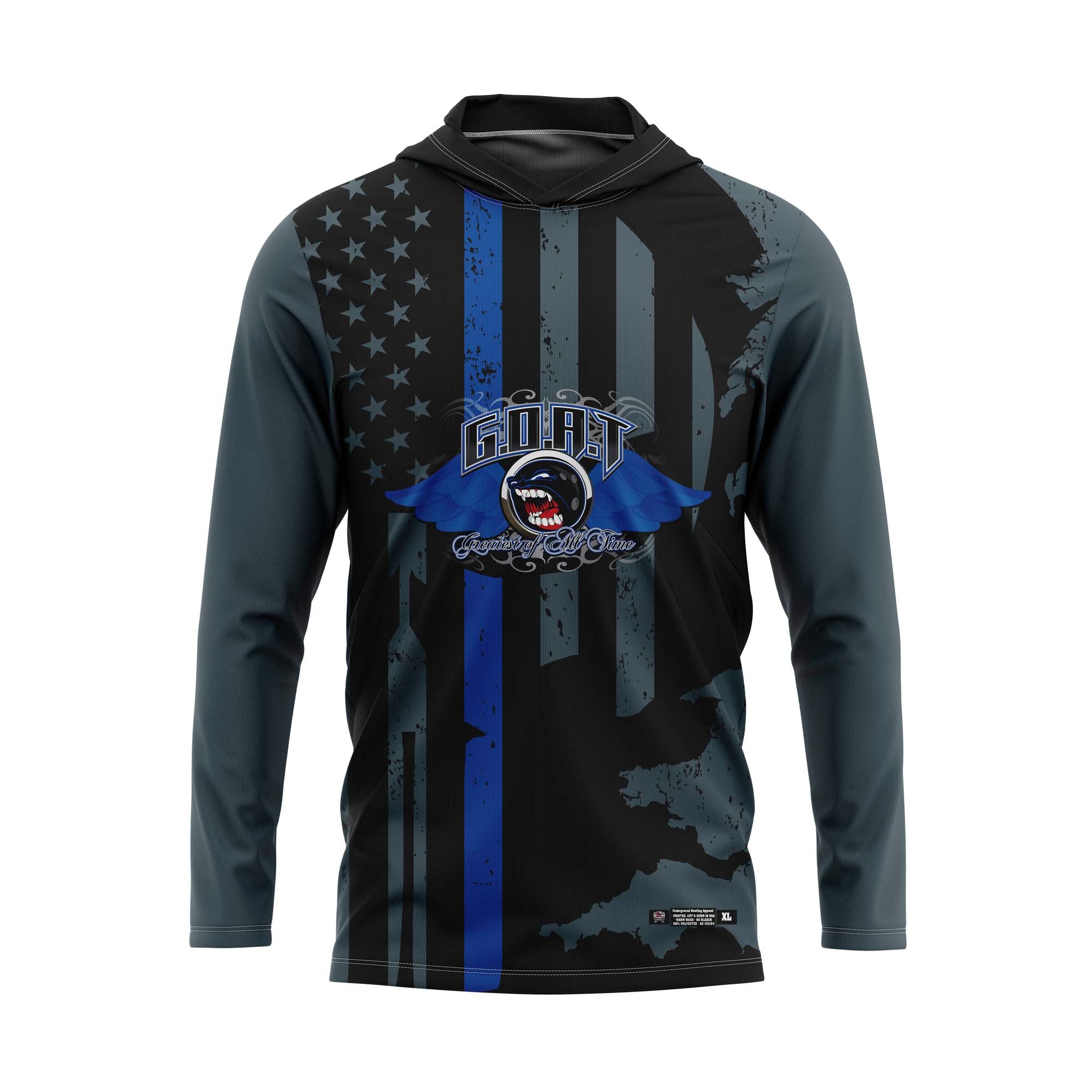 Goat Blue Skull Jersey