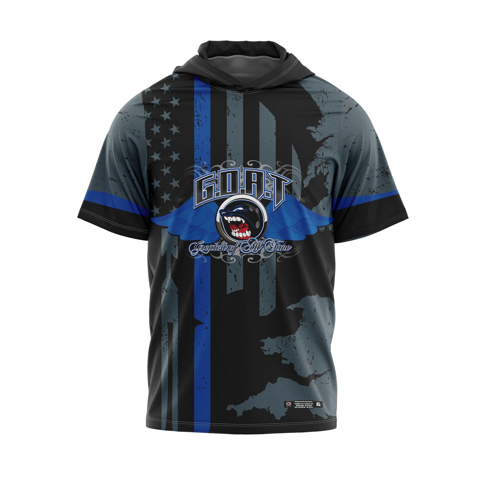 Goat Blue Skull Jersey