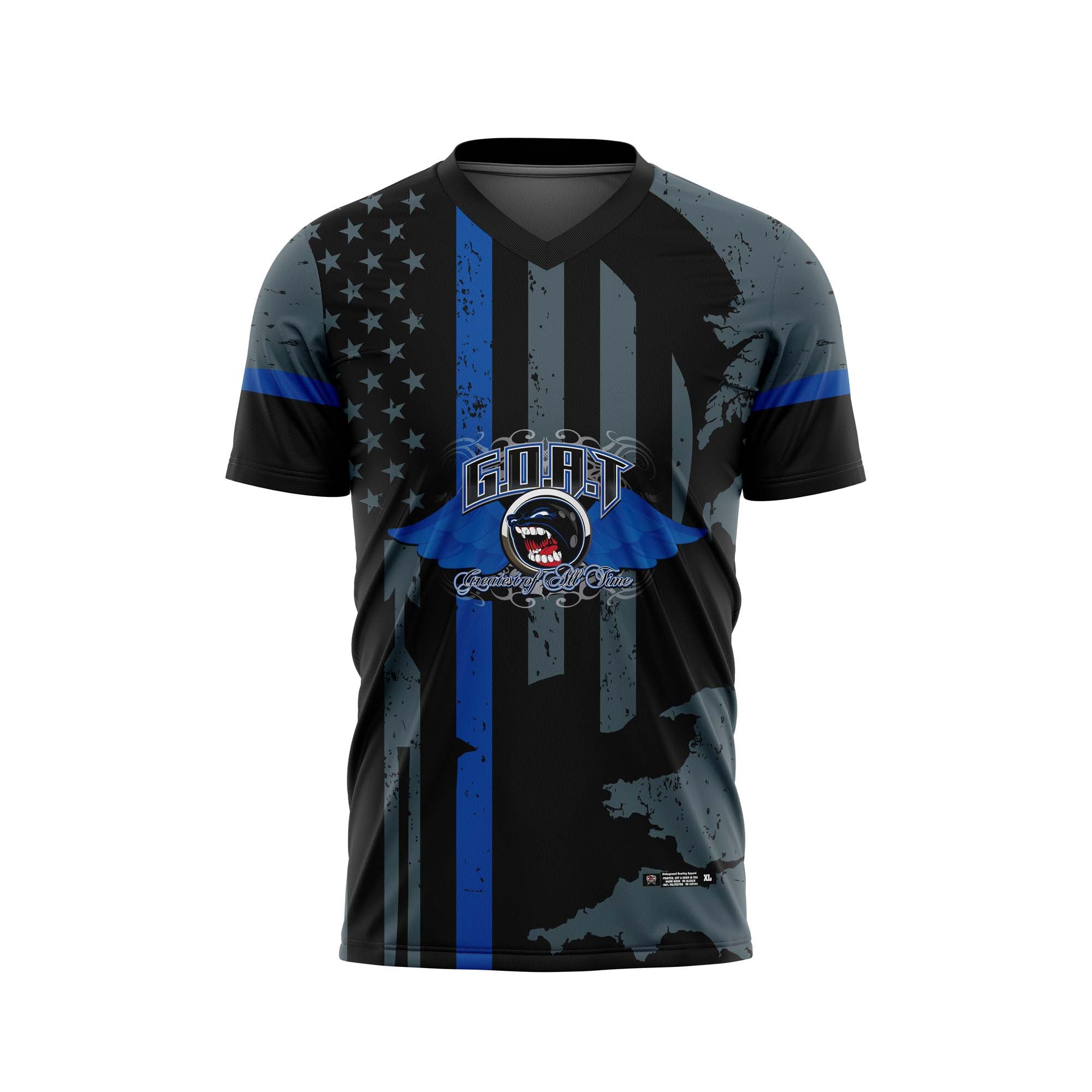 Goat Blue Skull Jersey