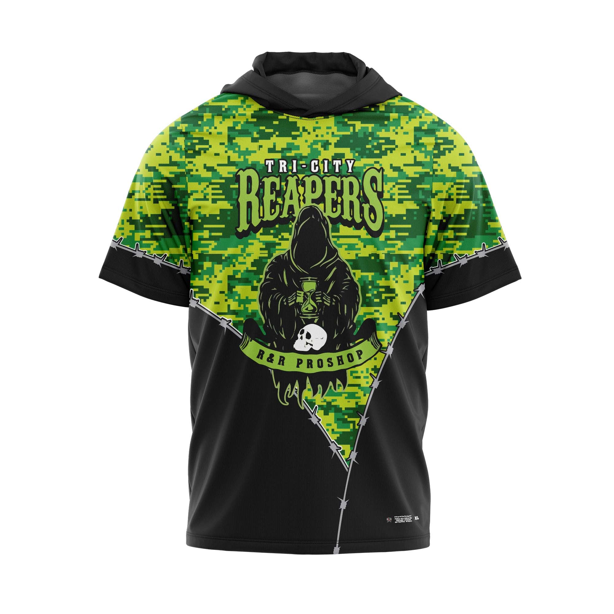 TRI CITY REAPERS Camo Green Jerseys