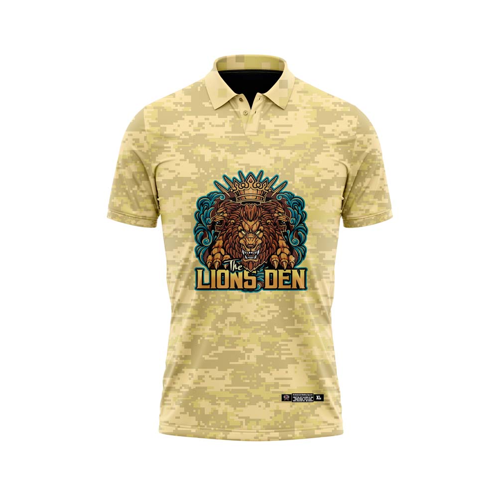 The Lions Den Camo Gold Jerseys