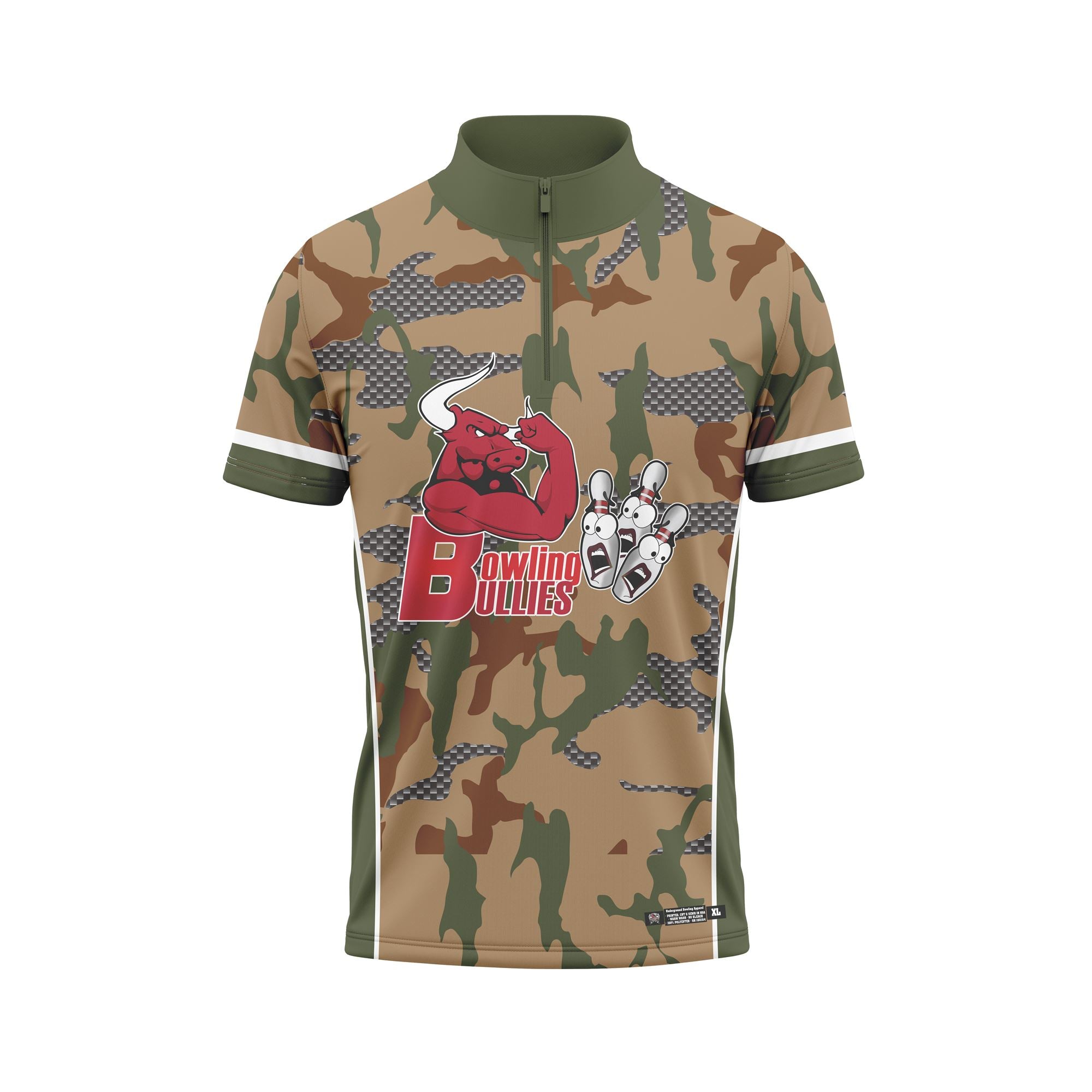 Bowling Bullies Camo Sides Jerseys