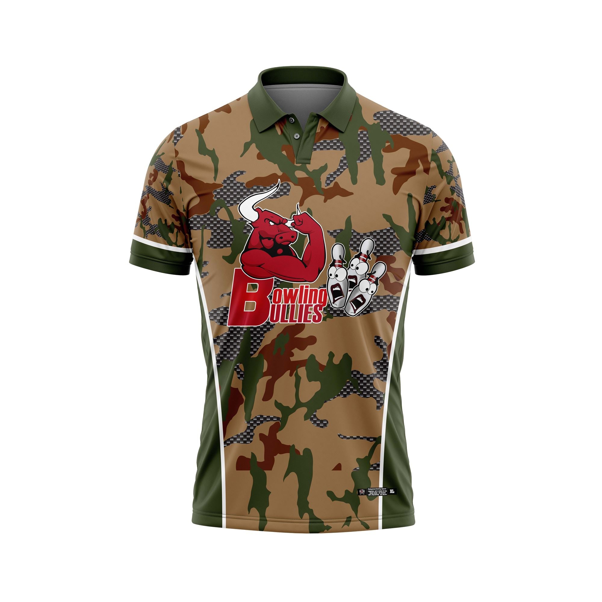 Bowling Bullies Camo Sides Jerseys