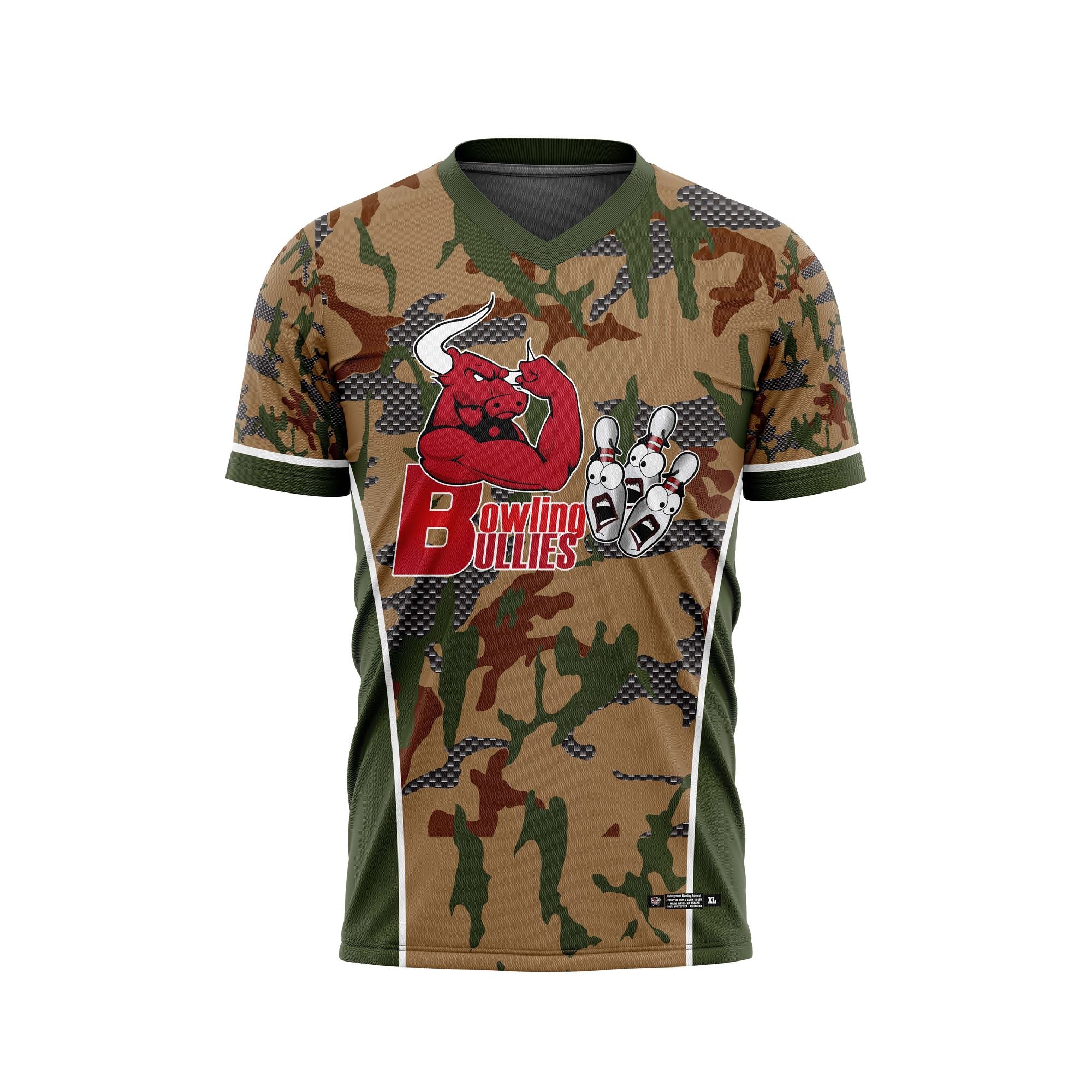 Bowling Bullies Camo Sides Jerseys