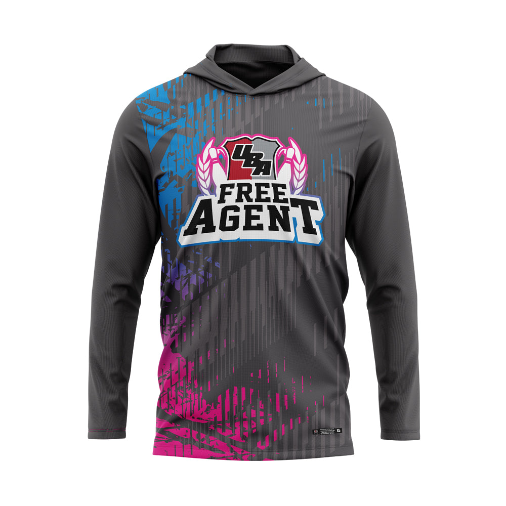 Free Agent Charcoal Pink Jersey