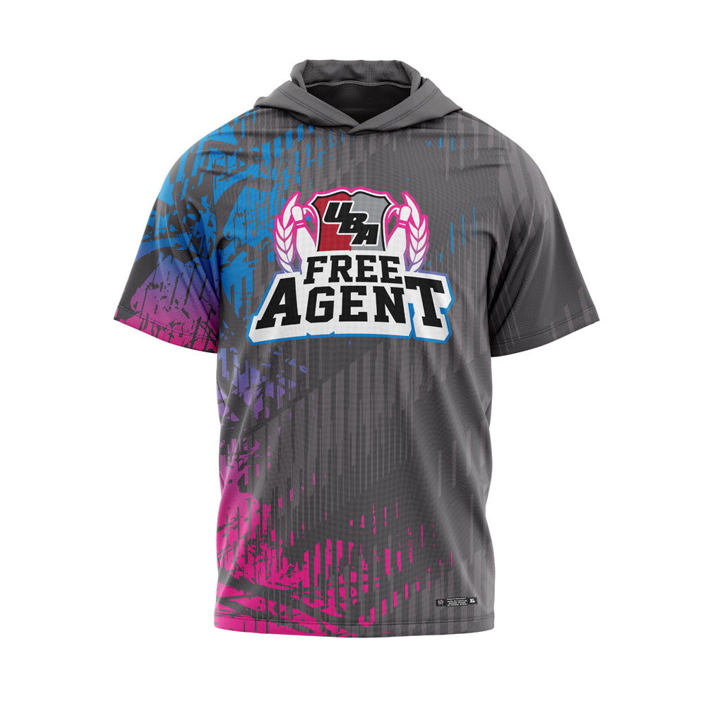 Free Agent Charcoal Pink Jersey