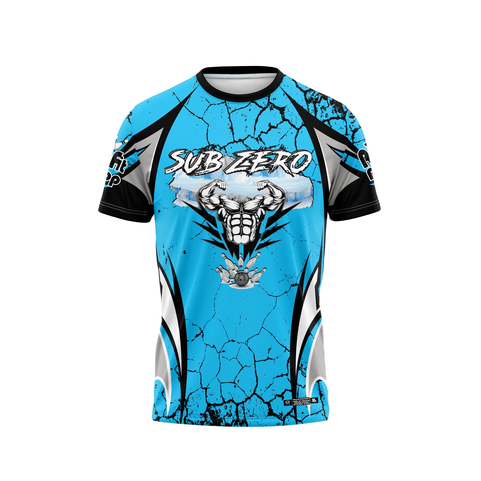 Sub Zero Cyan Eroded Jersey