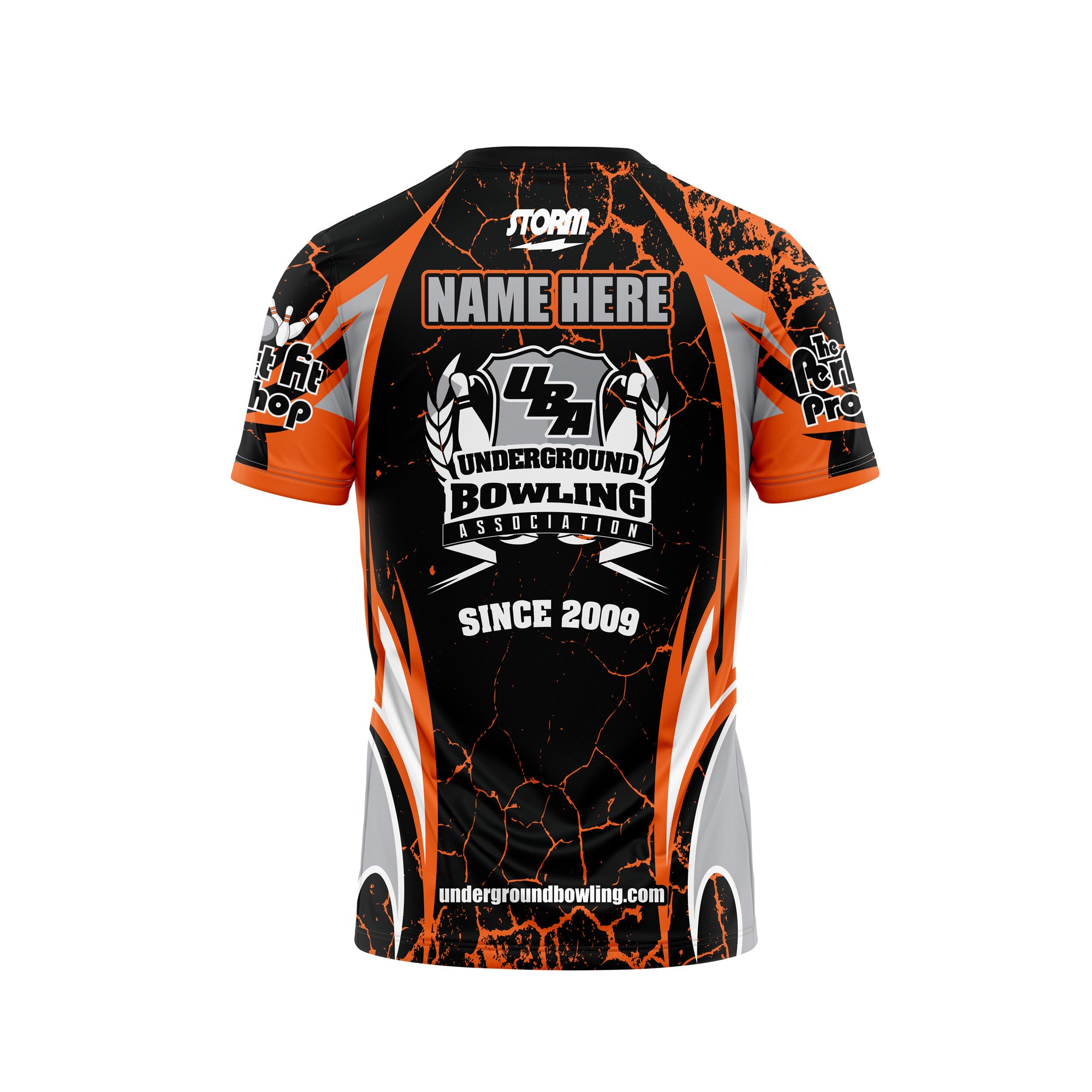 Sub Zero Eroded Black / Orange Jersey