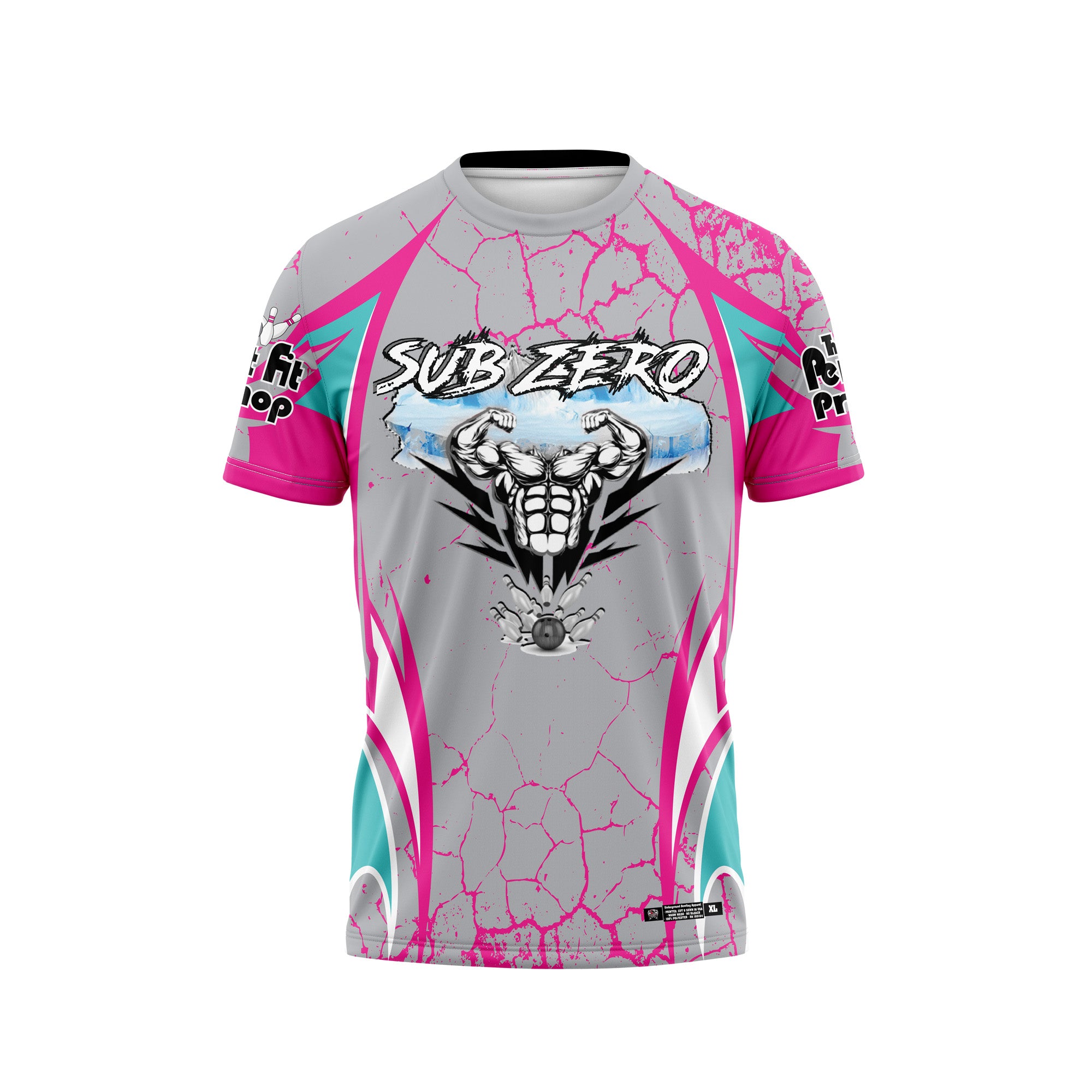 Sub Zero Eroded Pink / Aqua Jersey