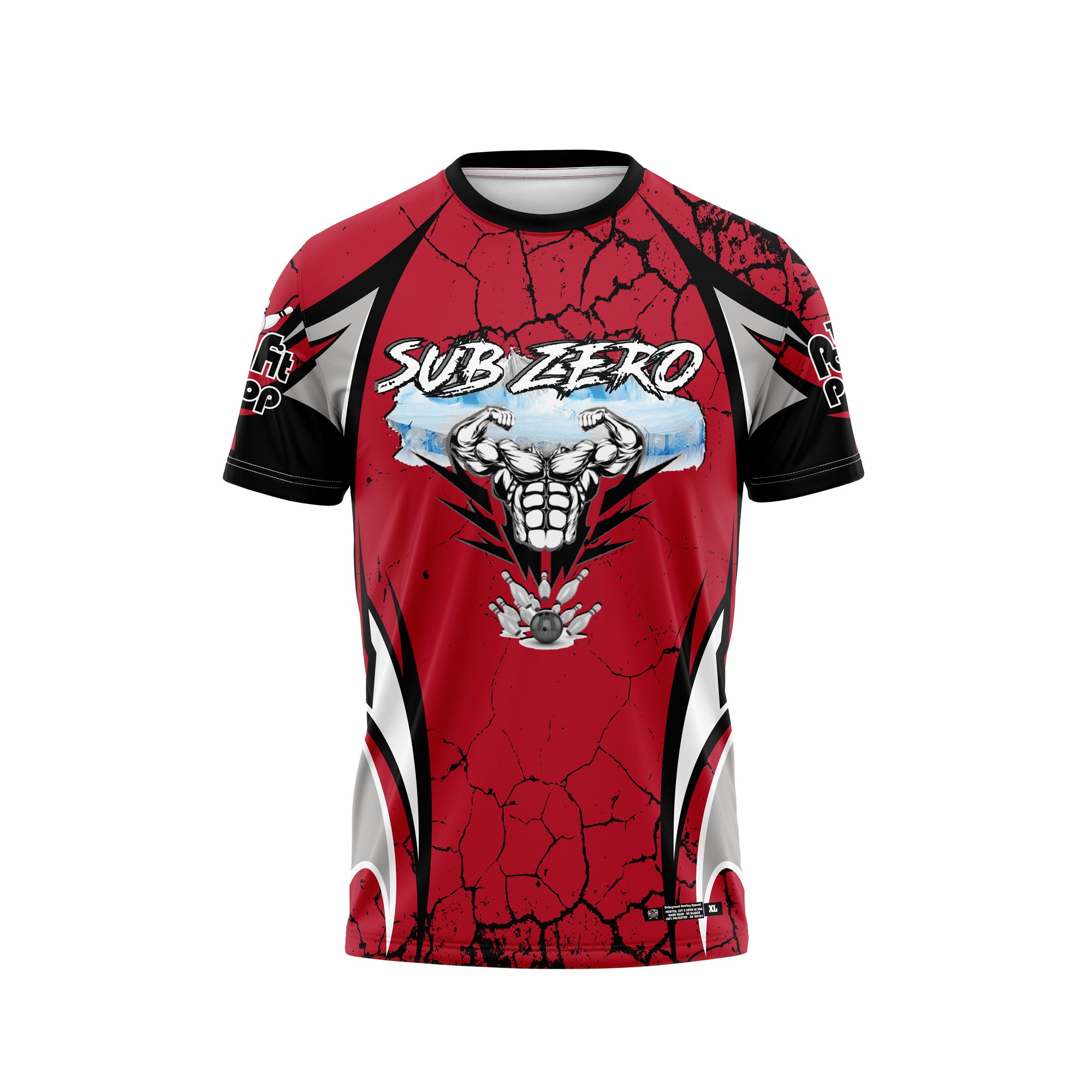 Sub Zero Red / Black Eroded Jersey