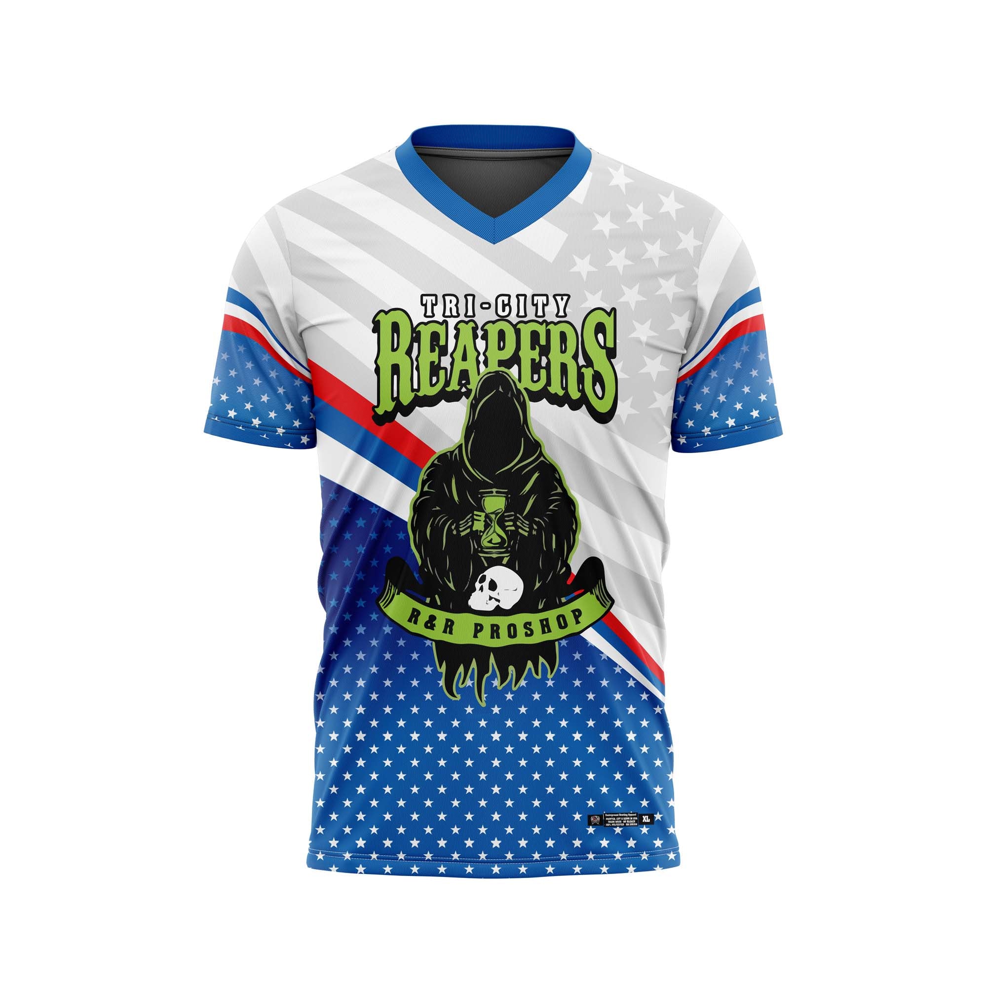 TRI CITY REAPERS Flag Jersey